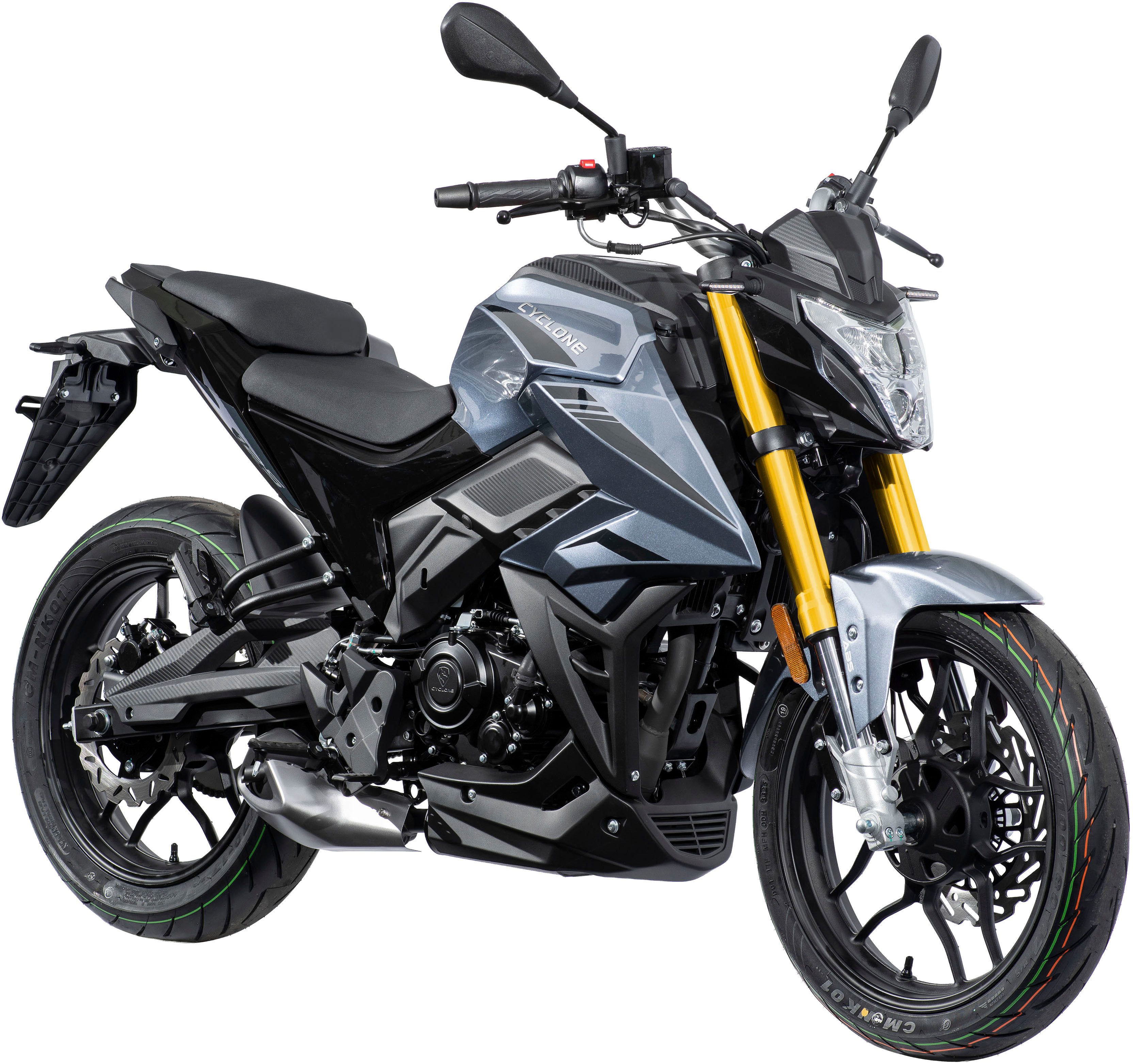Cyclone Motorrad Batllo5, 125, E5+, Naked, 124 ccm, 95 km/h, Euro 5+, 11 kW, 15 PS, ABS, 125er Naked, digitales Cockpit