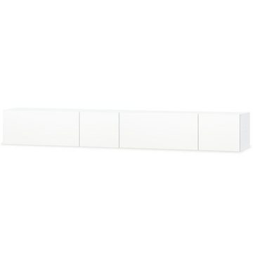 vidaXL TV-Schrank TV-Schränke 2 Stk. Holzwerkstoff 120x40x34 cm Hochglanz Weiß (2-St)