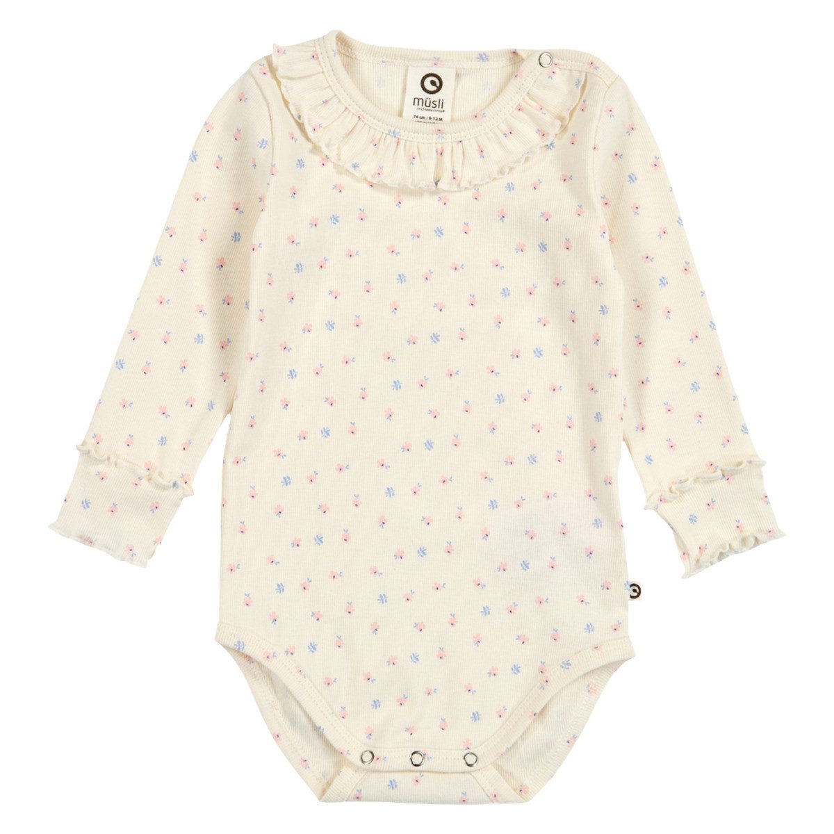 Müsli by GREEN COTTON Langarmbody 1582080400 Mädchen (1-tlg) Langarm Einteiler, Body, Longsleeve-Body, Bodysuit, Stretchbody