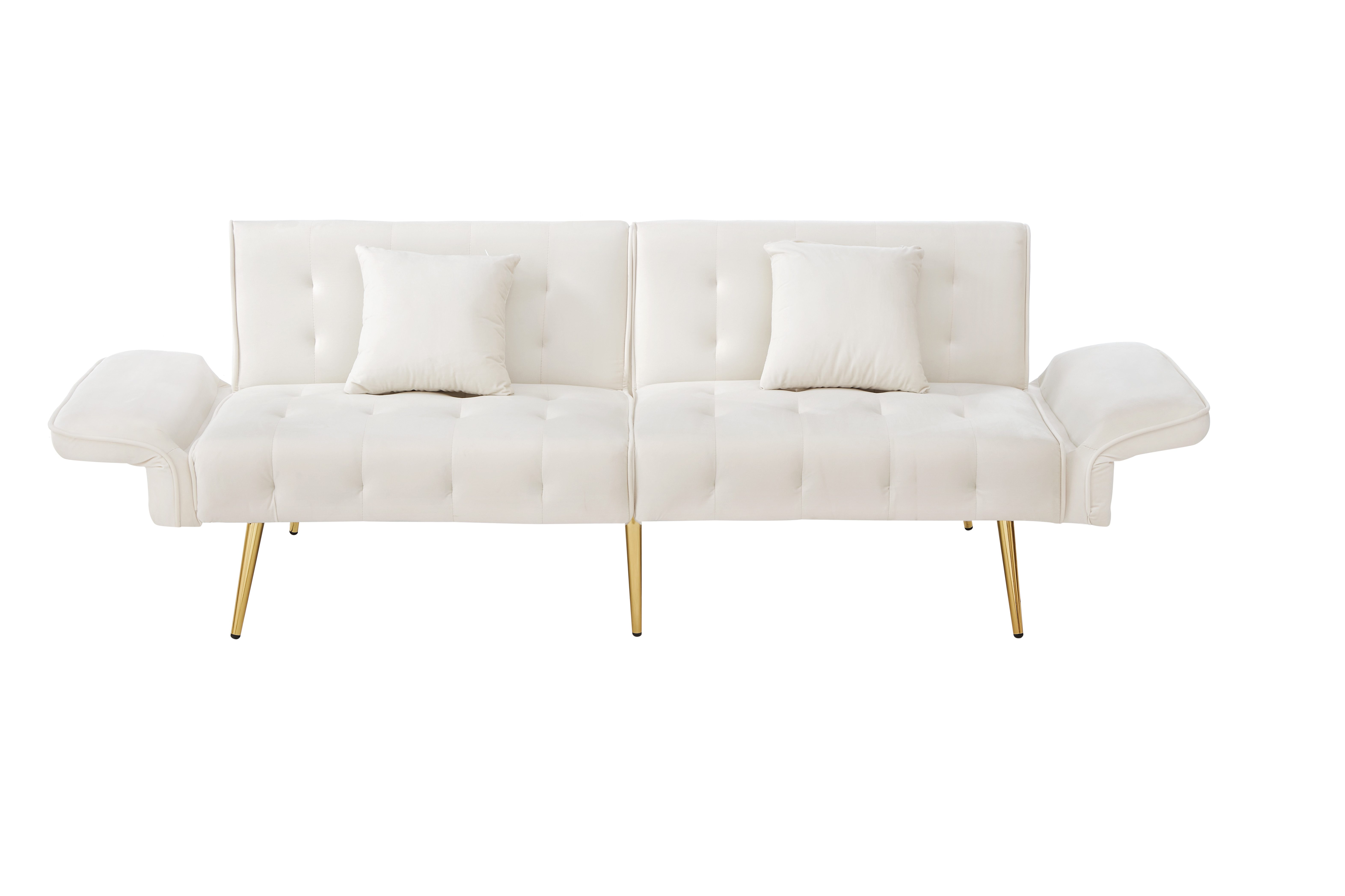 Merax Schlafsofa 2-in-1 Zweisitzer-Sofa Klappsofa mit günstig online kaufen