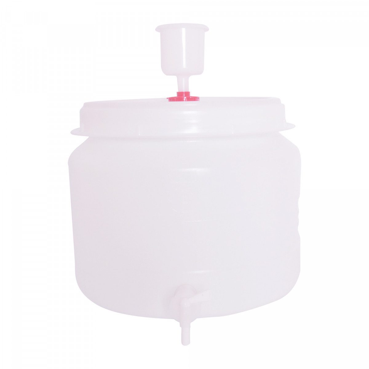 ich-zapfe Fermentationsdeckel Fass kunststoff, Plastikfass mit deckel - 30L mit Gärspund and, Zapfhahn