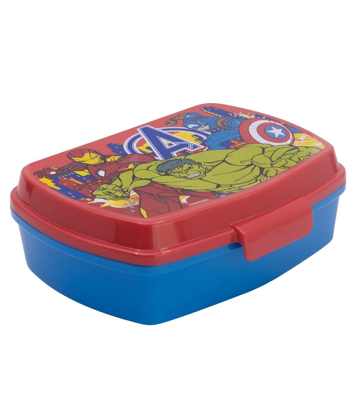 The AVENGERS Lunchbox Lunchbox Kinder Brotdose für Schule Freizeit und Ausflug, Polyethylen