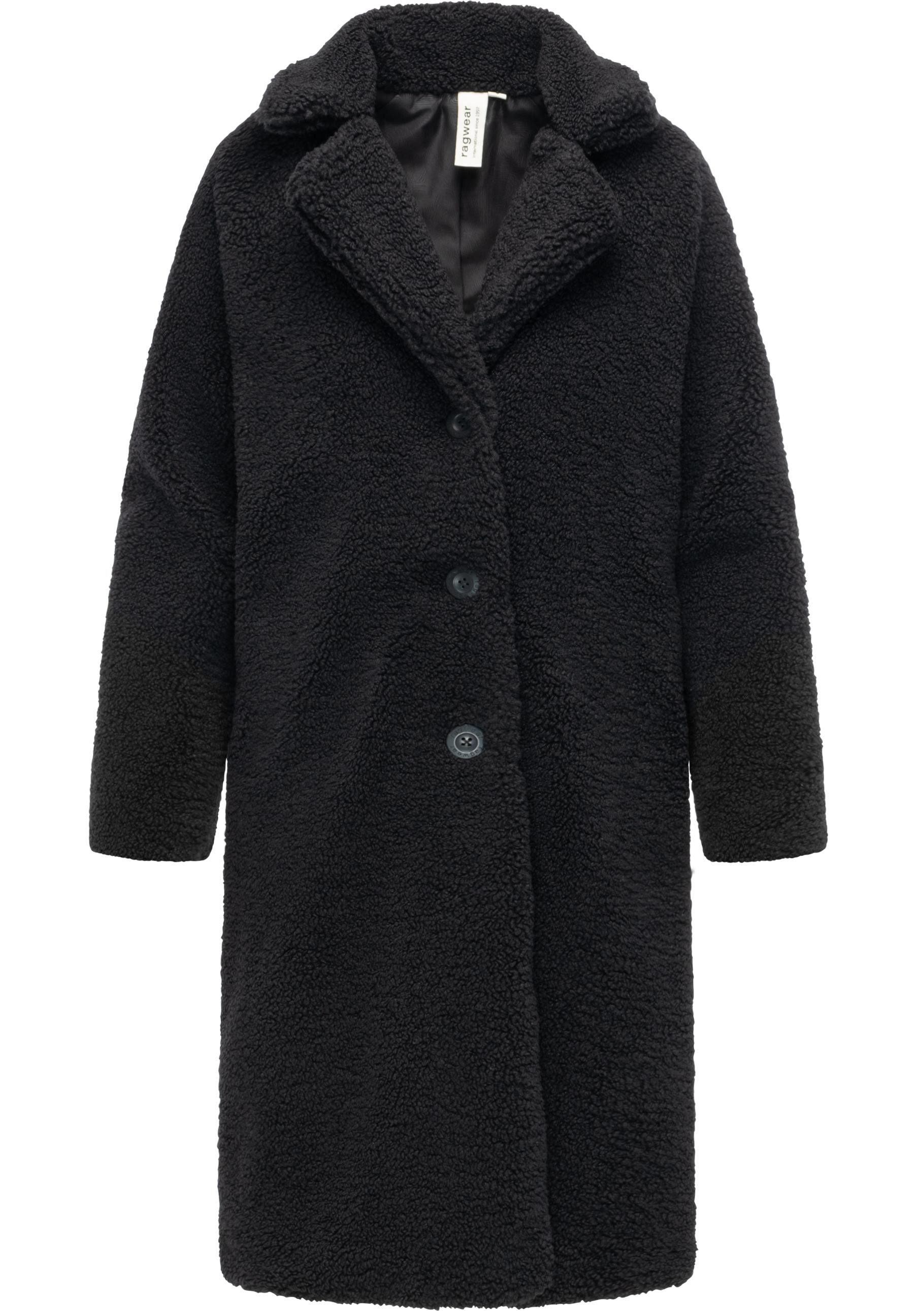 Ragwear Fellimitatmantel Tedyco YOUMODO flauschige Übergangsjacke aus kuscheligem Teddyfleece