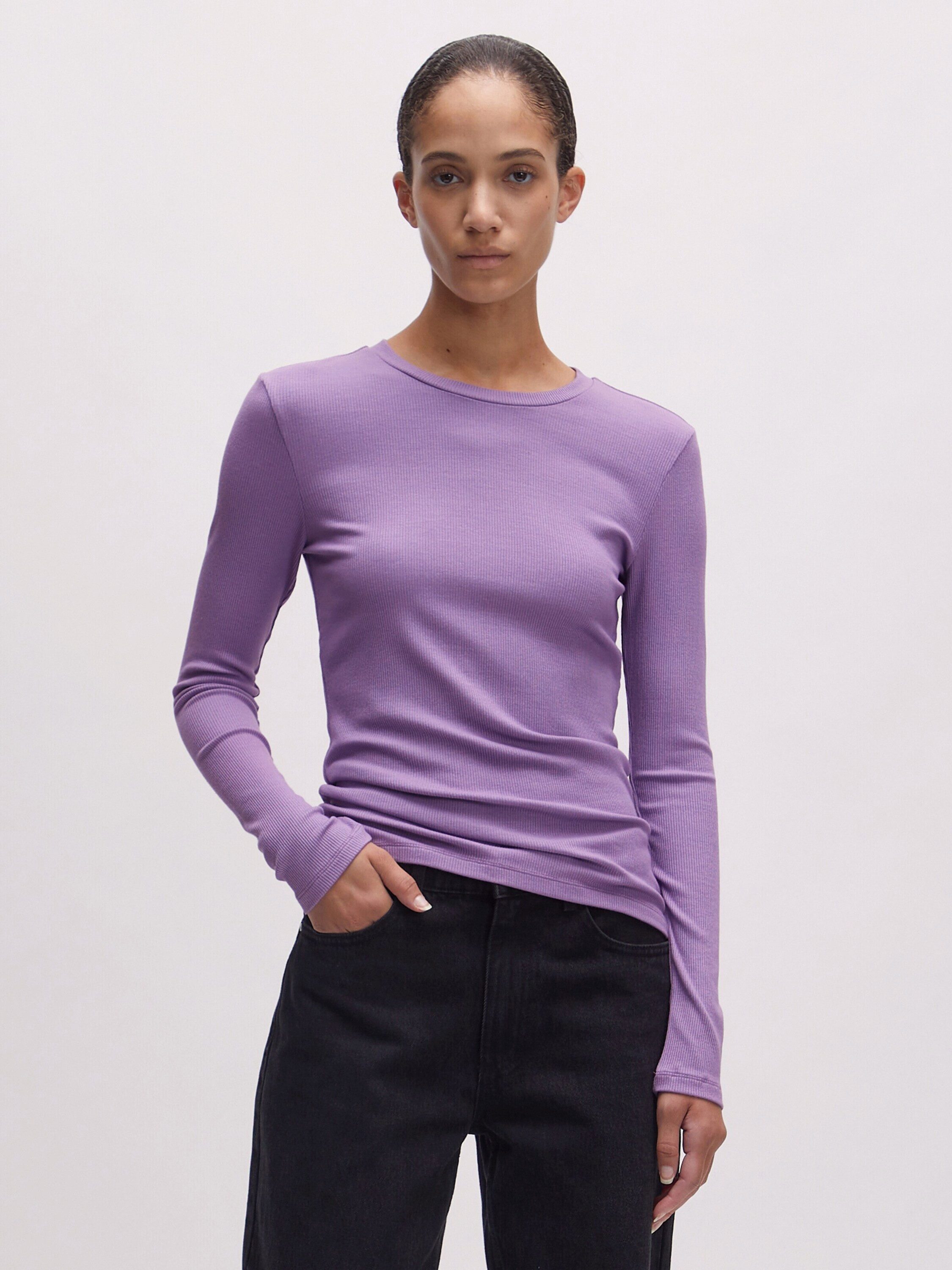 EDITED Langarmshirt Inoa (1-tlg) Plain/ohne Details günstig online kaufen