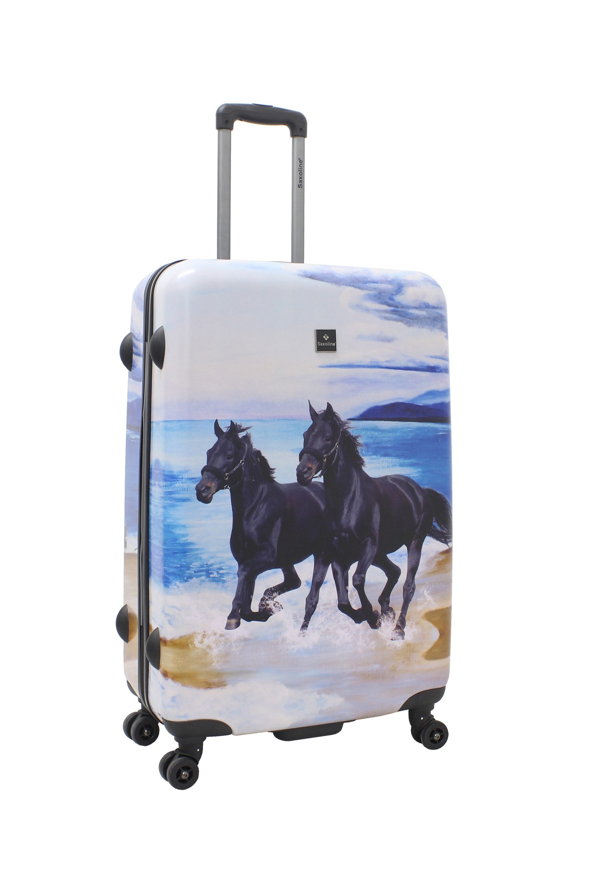 Saxoline® Koffer Horse, mit praktischem TSA-Zahlenschloss