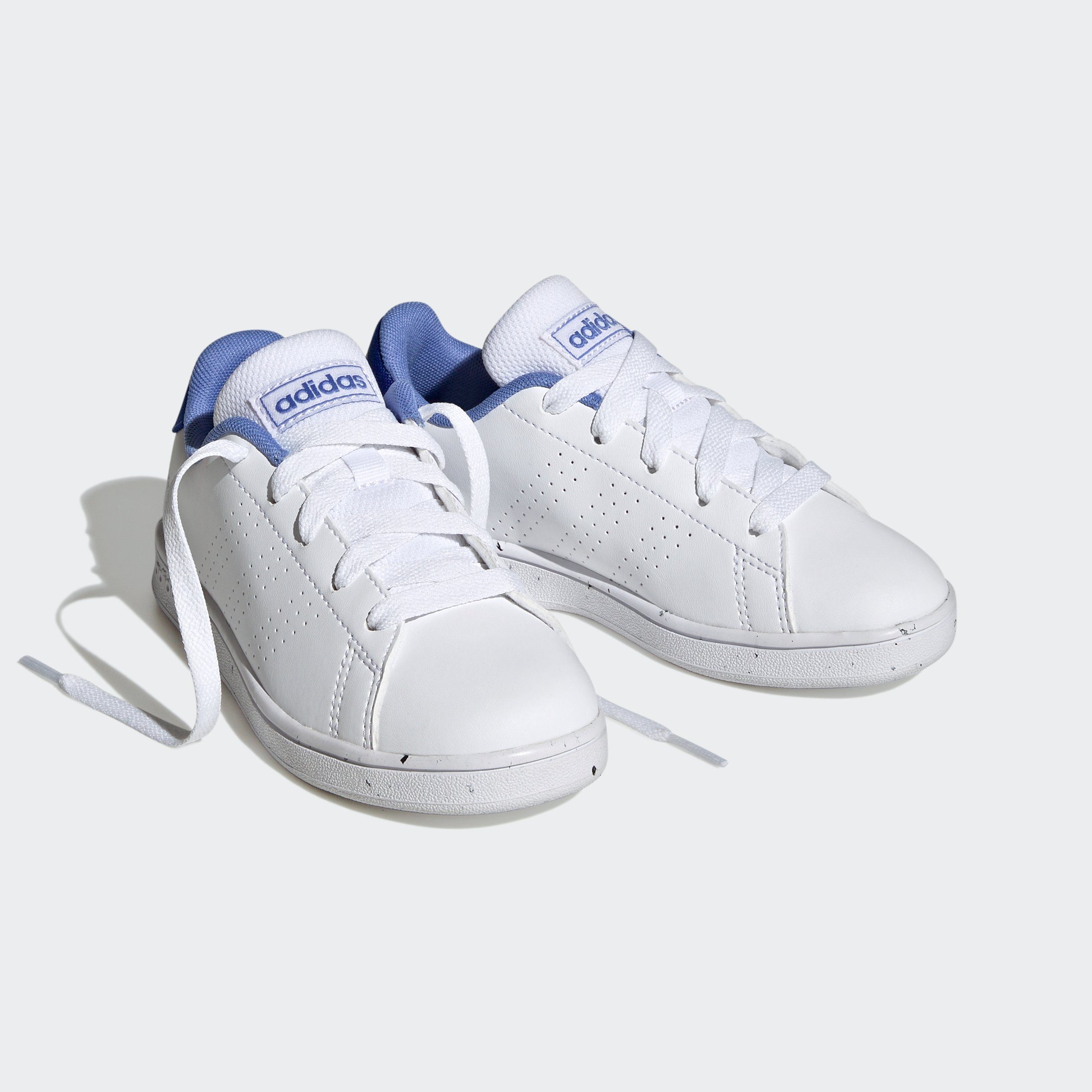 adidas Sportswear ADVANTAGE des / adidas Cloud LACE Spuren White Blue White Stan auf Sneaker Design Fusion LIFESTYLE den Smith Cloud / COURT