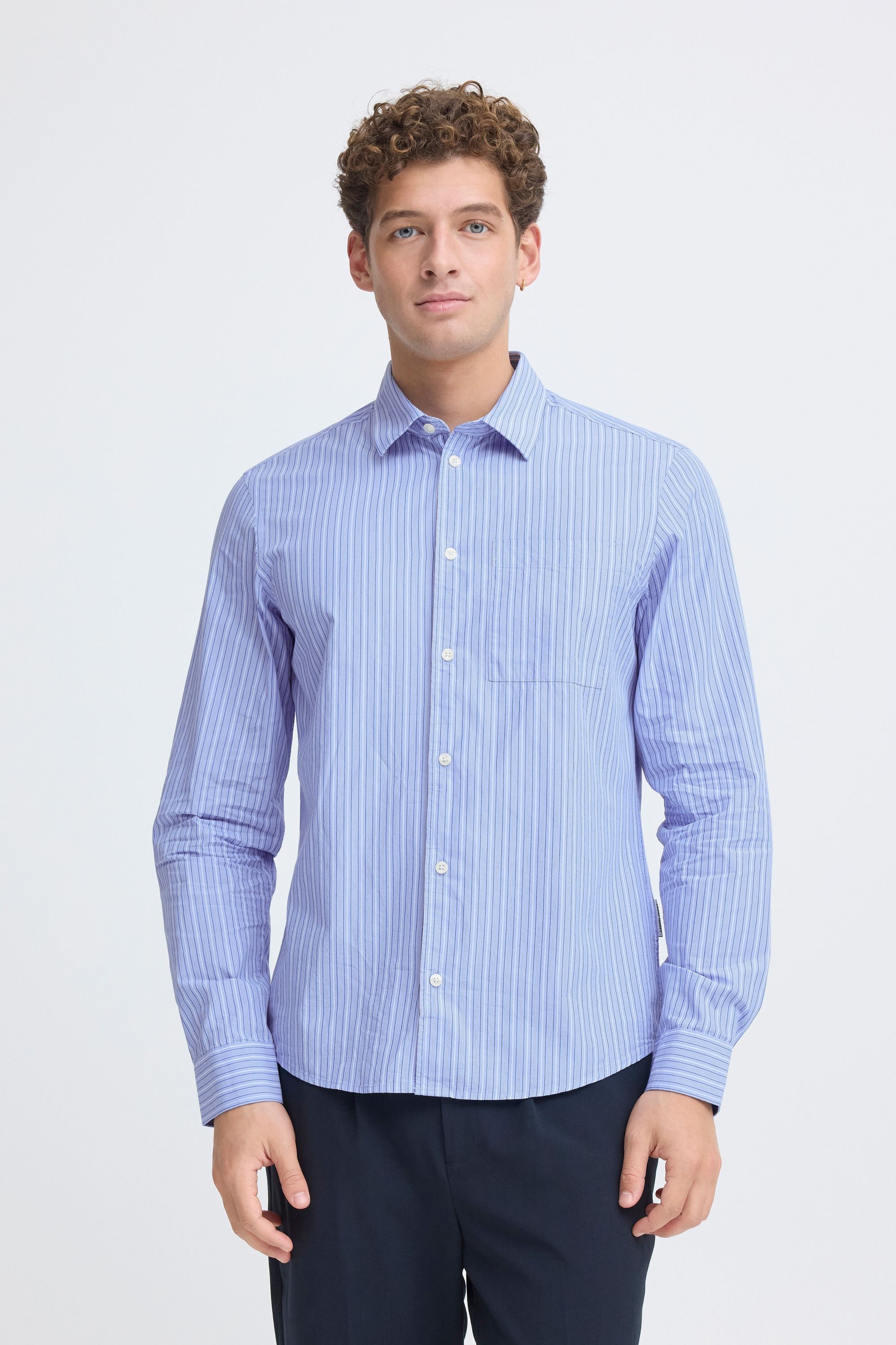 Casual Friday Langarmhemd CFJansson Modisches gestreiftes Hemd