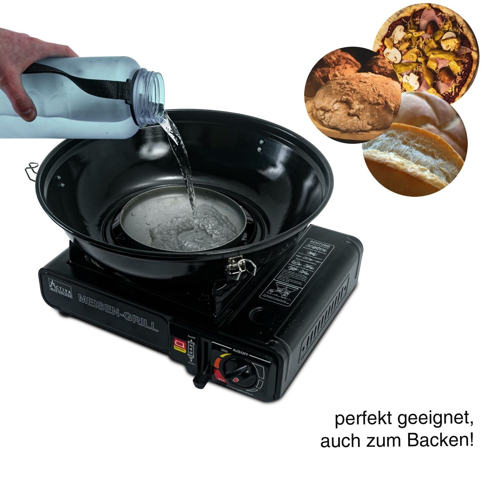 Activa Gasgrill Meisen Campingkocher Camping Picknick