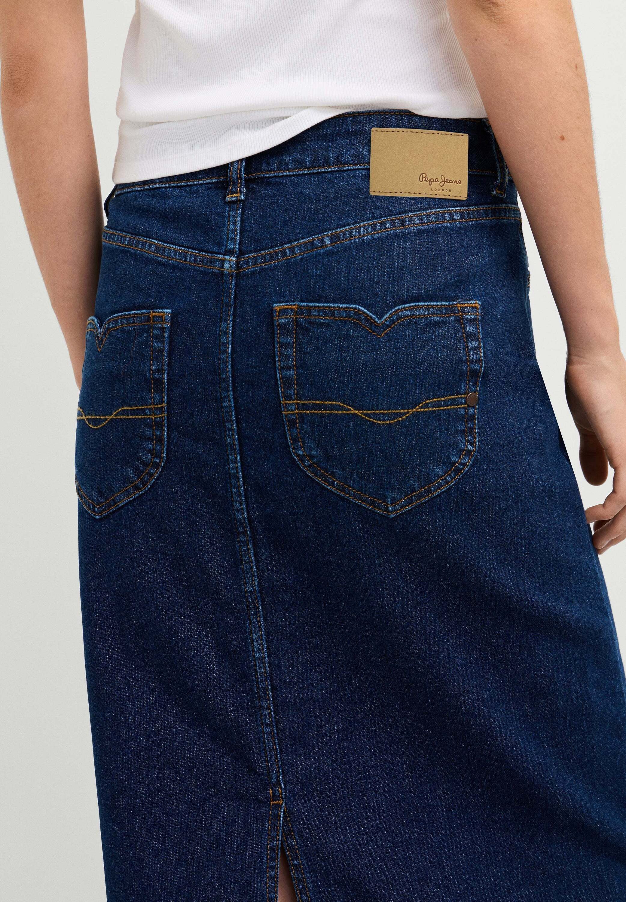Pepe Jeans A-Linien-Rock skirt WILLA MIDI SKIRT