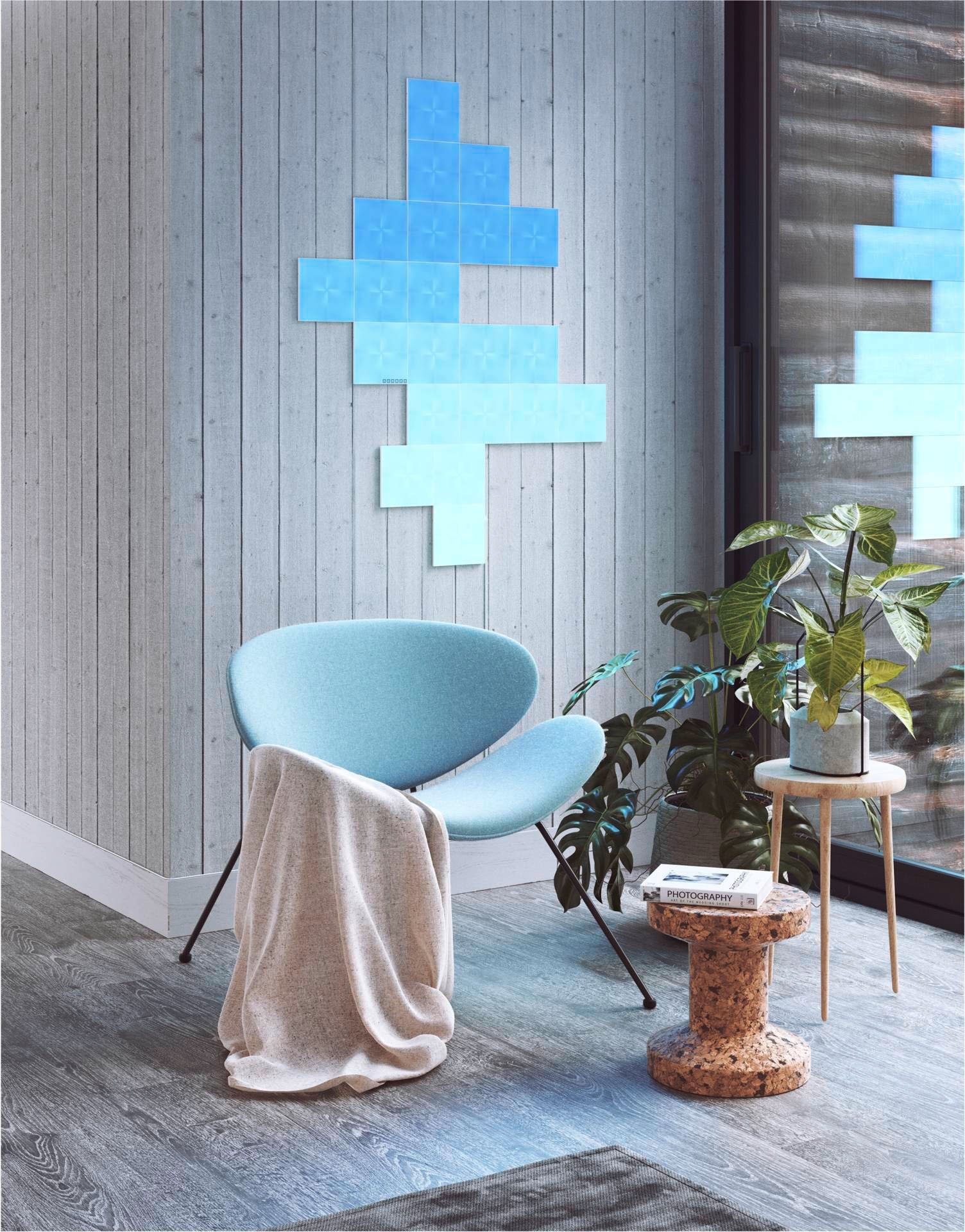 nanoleaf fest Canvas, integriert, LED Farbwechsler Panel Dimmfunktion, LED