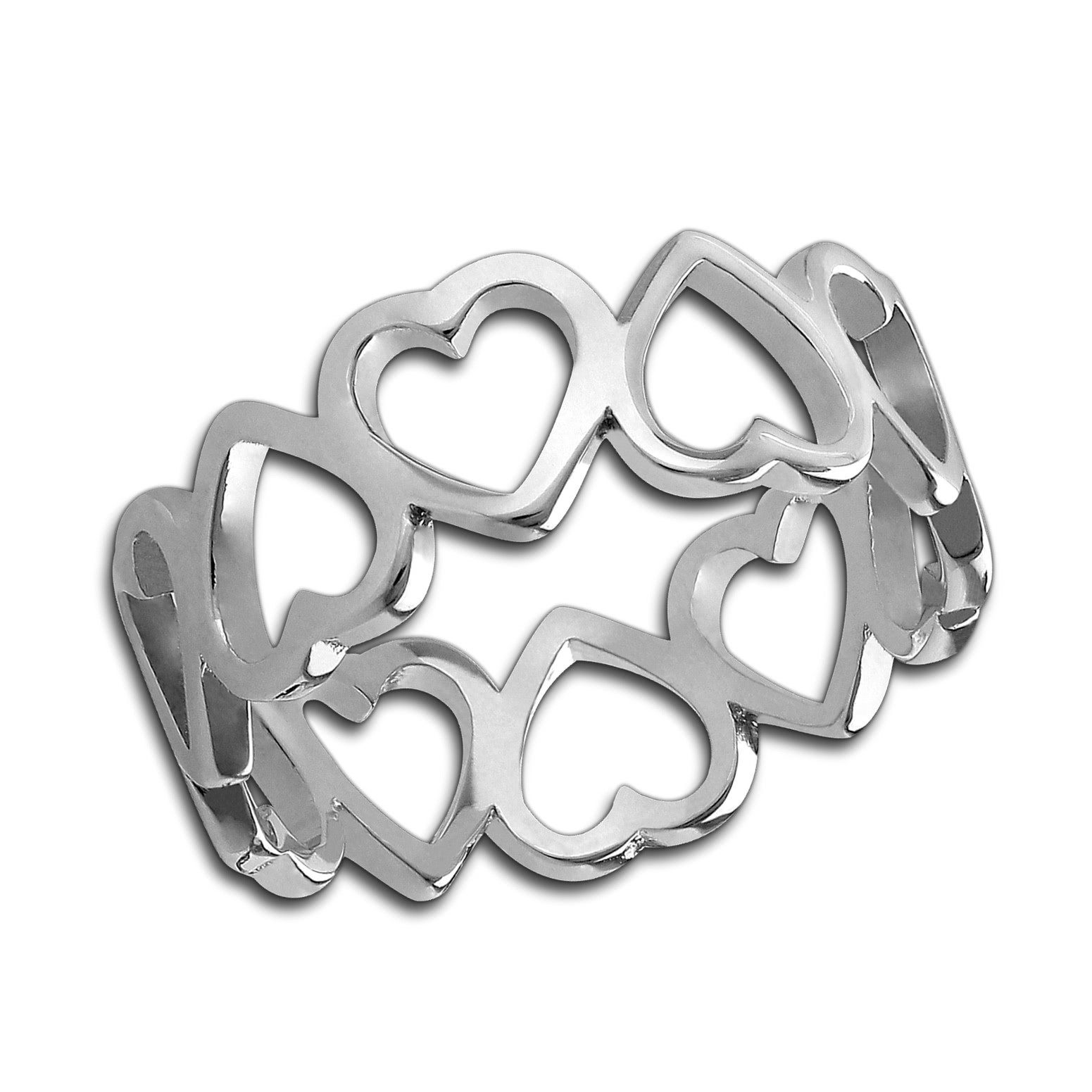 SilberDream Silberring SilberDream Herz Ring Damen Gr. 56 (Fingerring), Dam günstig online kaufen