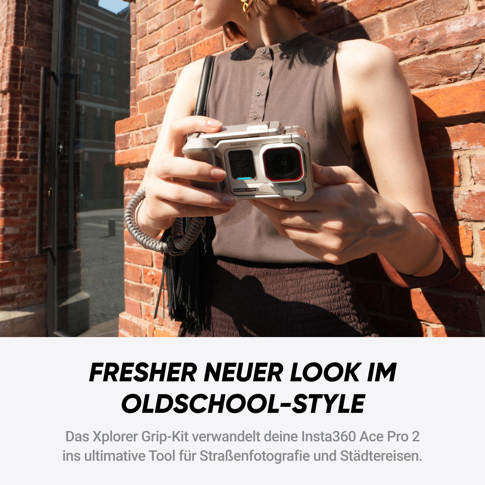 Insta360 Insta360 Ace Pro 2 - 8K wasserdichte Actionkamera Action Cam (8K, WLAN (Wi-Fi), Bluetooth)