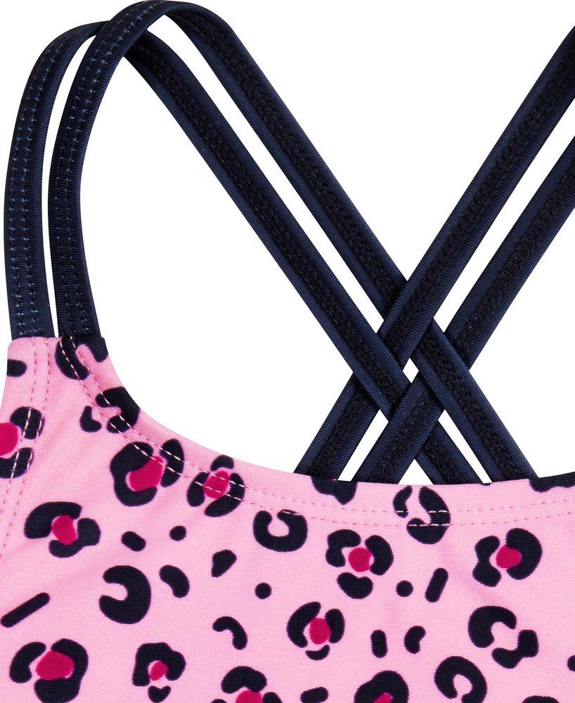 UV-Schutz Bikini Playshoes Pink Leo-Print Badeshorts
