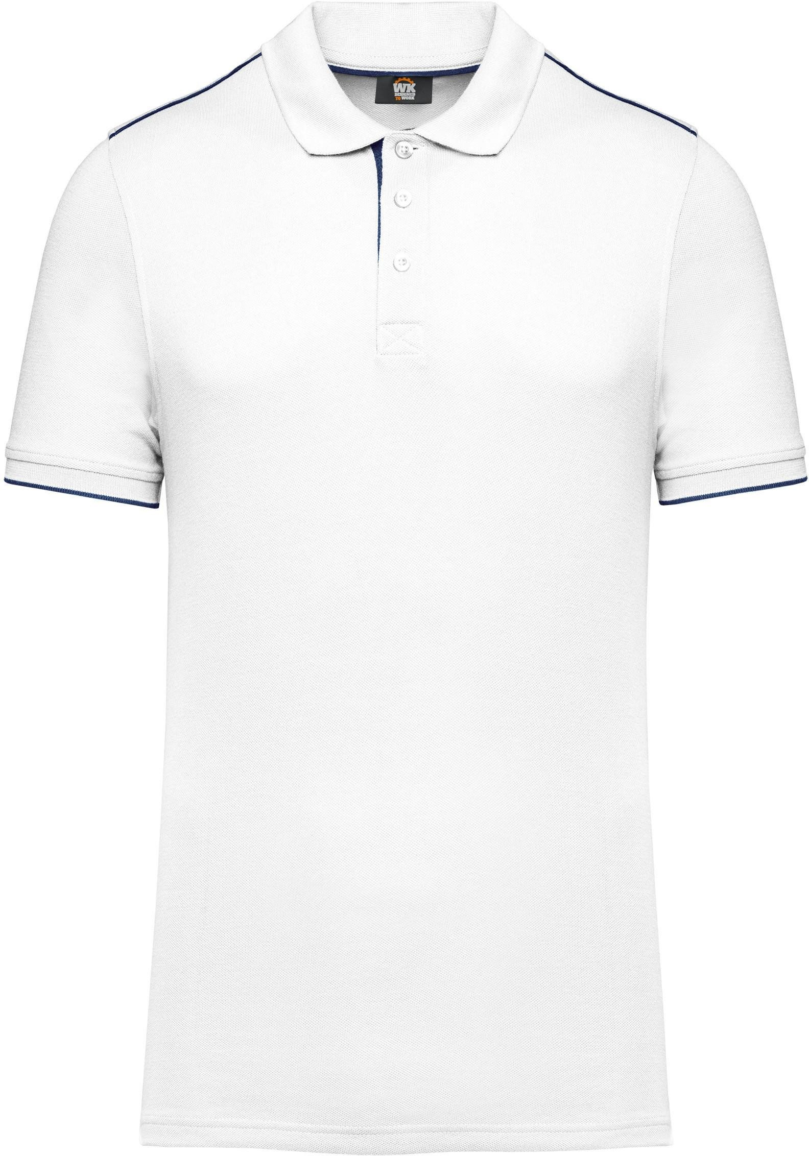 Poloshirt Polo Day To Day mit kontrastfarbenen, kurzen Ärmeln