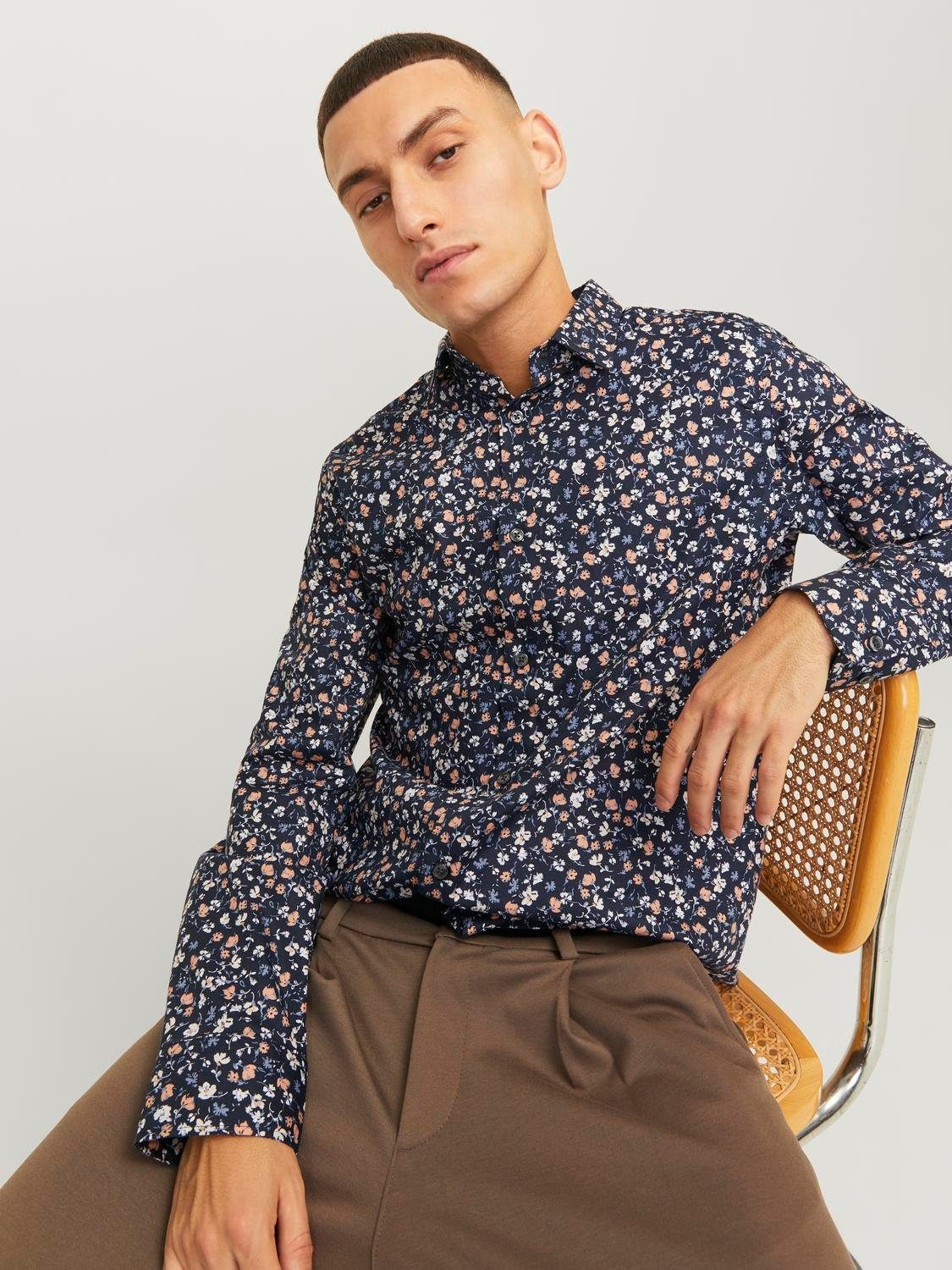 Jack & Jones Langarmhemd JPRBLANORDIC PRINT SHIRT L/S SN günstig online kaufen