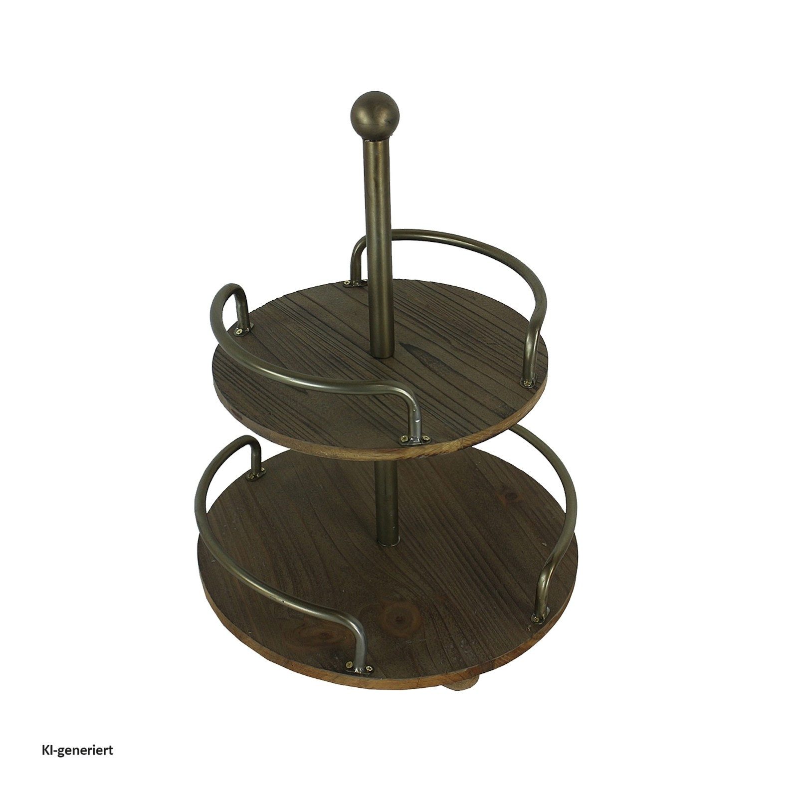 HTI-Line Etagere Etagere Valja, Holz, (Stück, 1-tlg., 1 Etagere), Kuchenteller Servierplatte Cup Cake Ständer