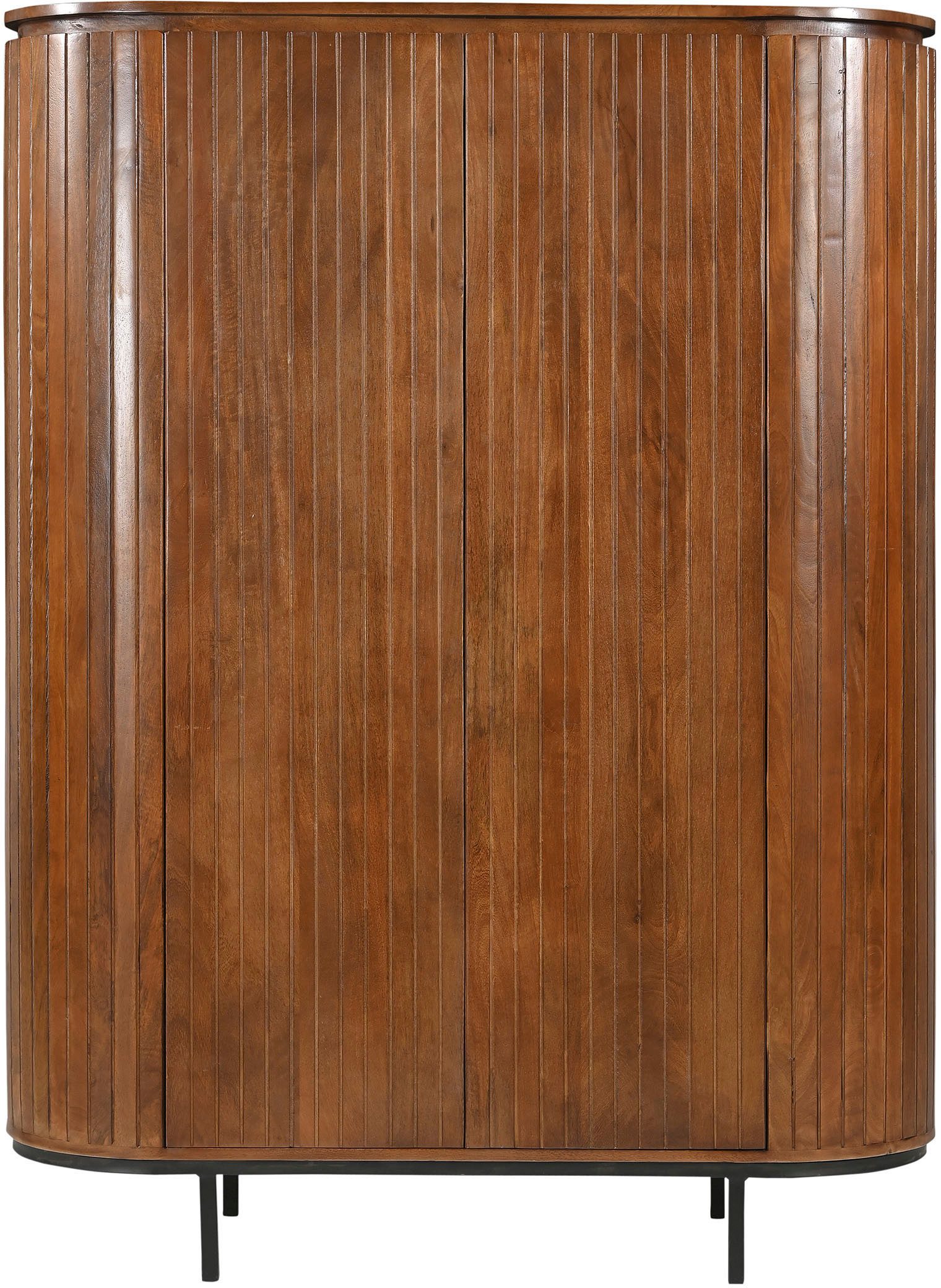 SIT Highboard MANGO NATURAL (1 St), mit Lamellenfront
