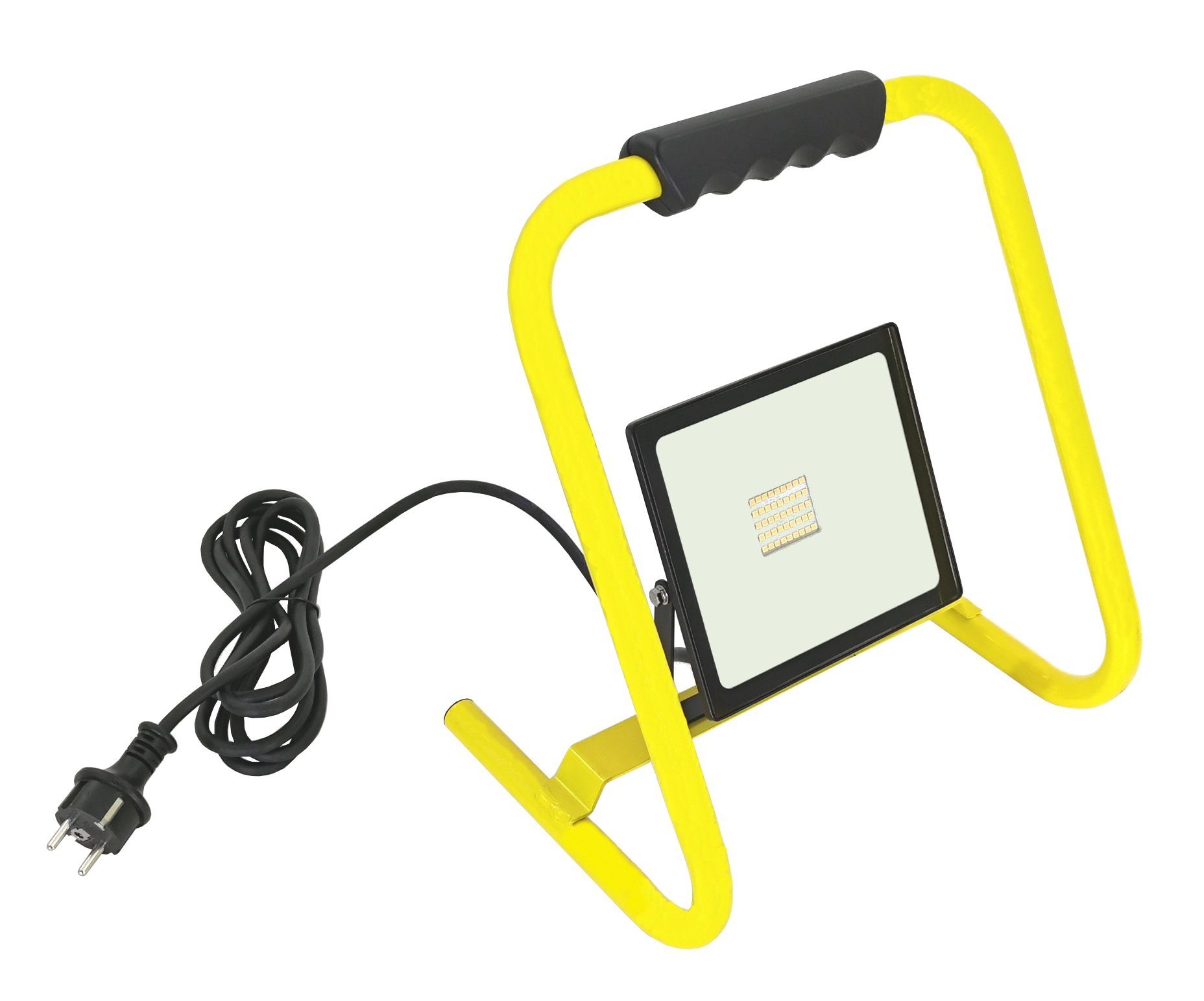 TRANGO LED Baustrahler, 30 Watt G1505-306 IP65 LED Arbeitstrahler Baustrahler I Baustellenleuchte I Werkstattstrahler, Arbeitsscheinwerfer *WORK* Baustrahler