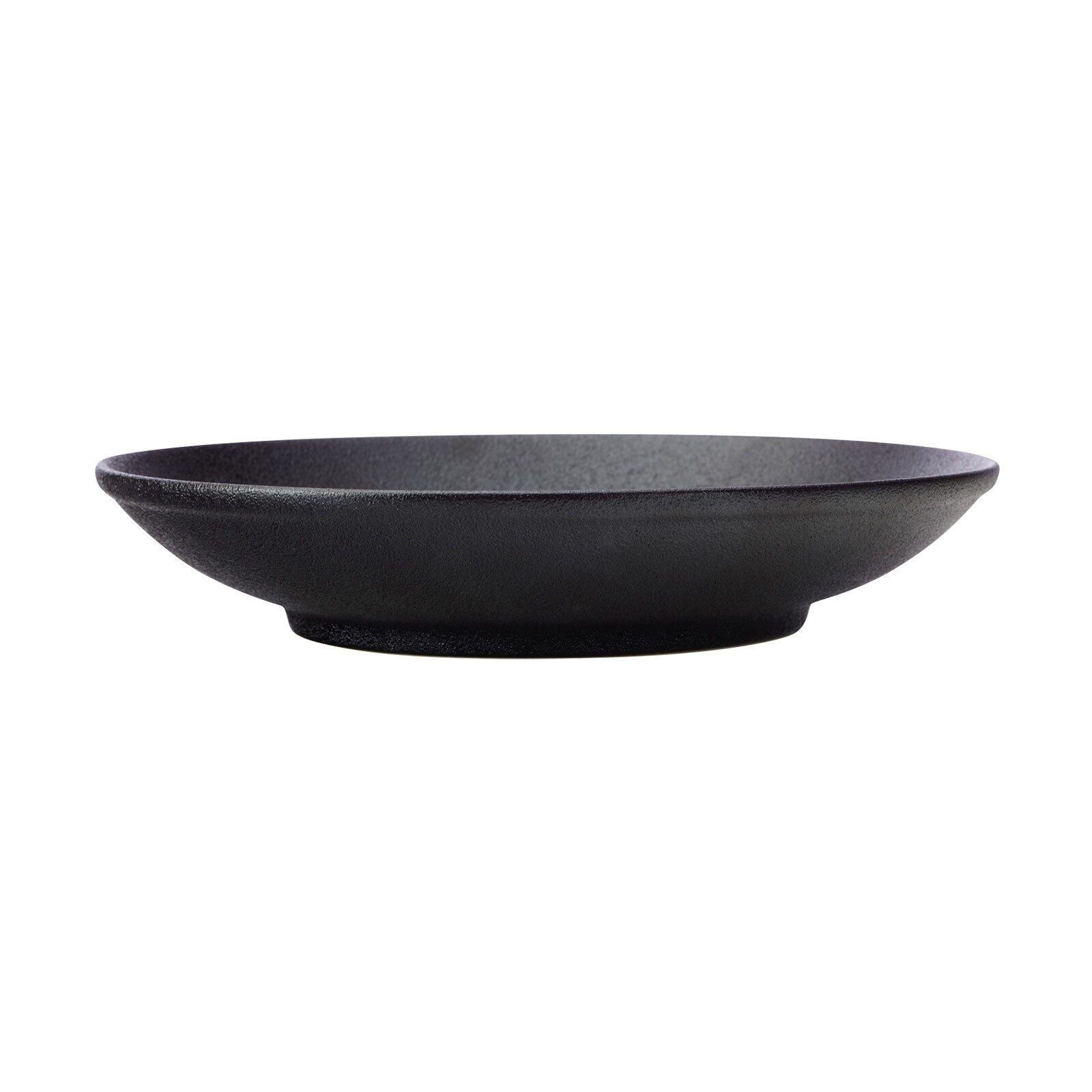 Maxwell & Williams Schale Caviar Black Schale auf Fuß ø 25 cm, Keramik, (1 Schale, 1-tlg)