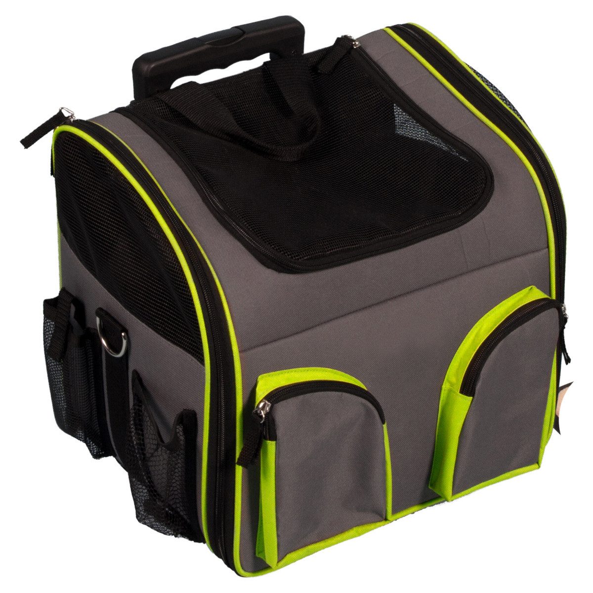 Flamingo Hunde-Transportbox Trolley Fluo
