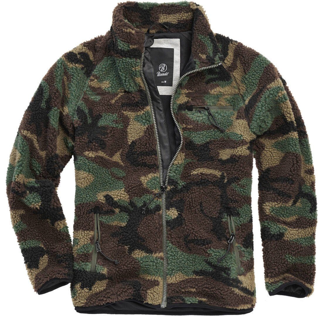 Brandit Motorradjacke Teddyfleece Jacke Atmungsaktiv reißverschluss günstig online kaufen