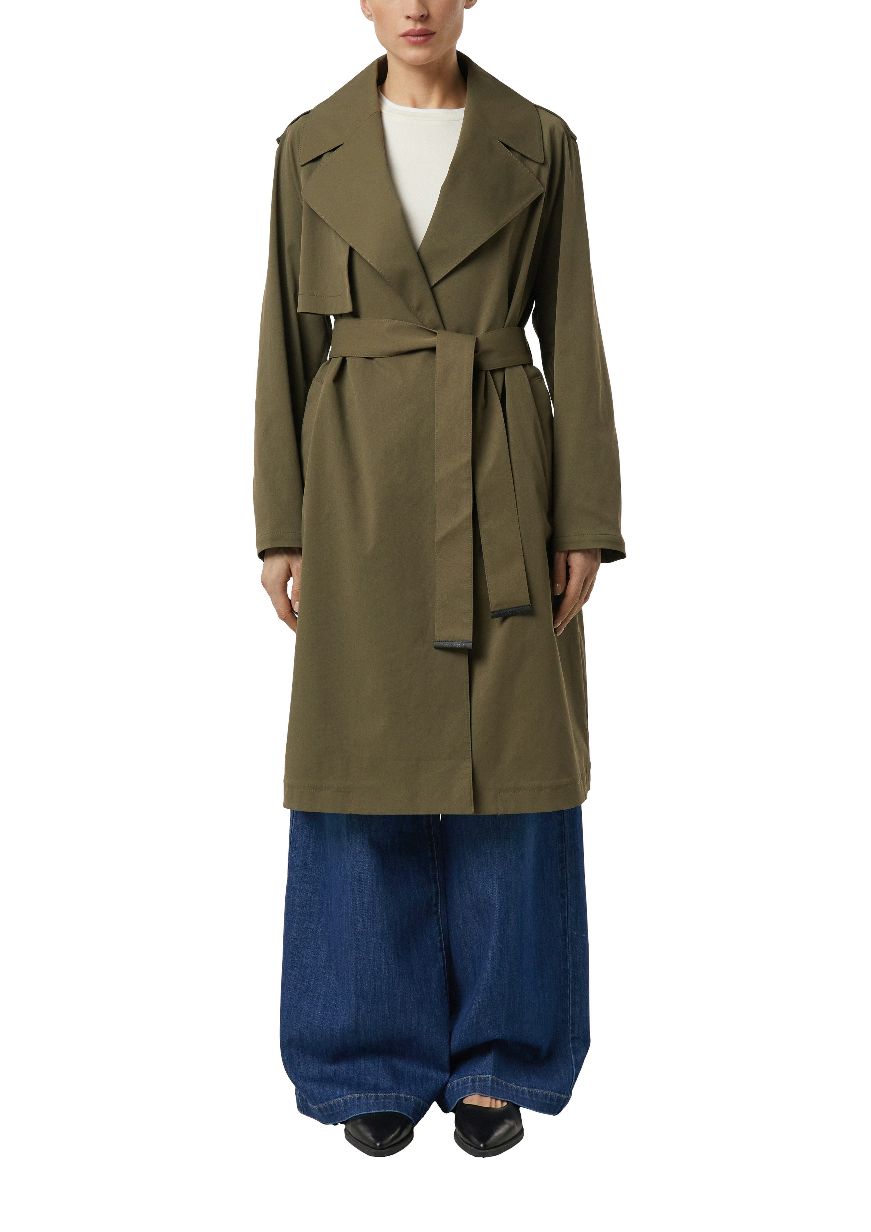 comma Trenchcoat mit Bindegürtel