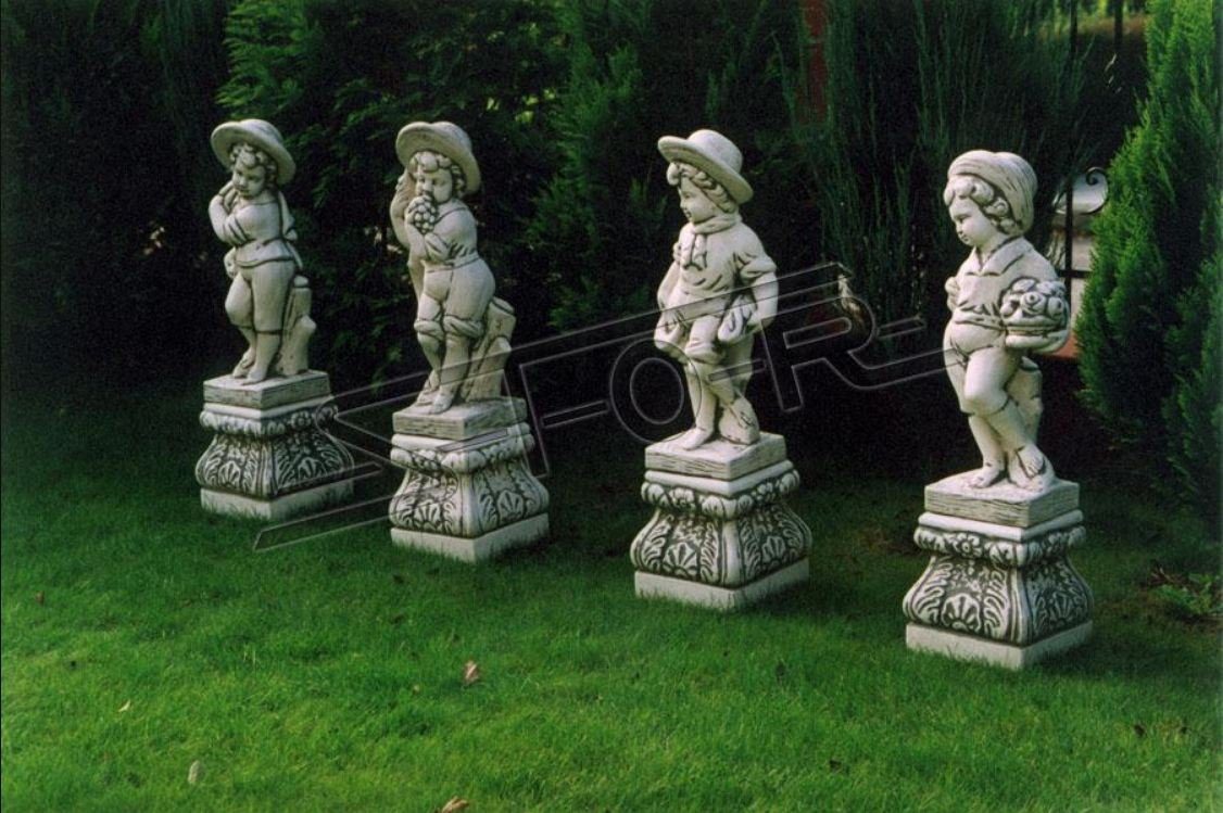 Skulptur Figuren Design Figur Skulptur Statue JVmoebel Garten für Sockel