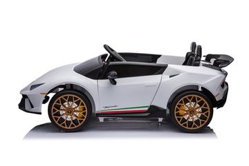 ES-Toys Elektro-Kinderauto Kinderauto Lamborghini Huracan, Belastbarkeit 40 kg, Spider Zweisitzer, EVA-Reifen