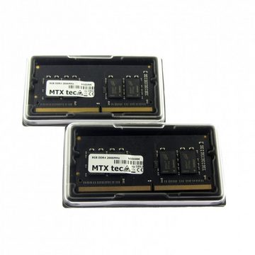 MTXtec 16GB Kit 2x 8GB Arbeitsspeicher SODIMM DDR4 PC4-2130 2666MHz 260pin Laptop-Arbeitsspeicher