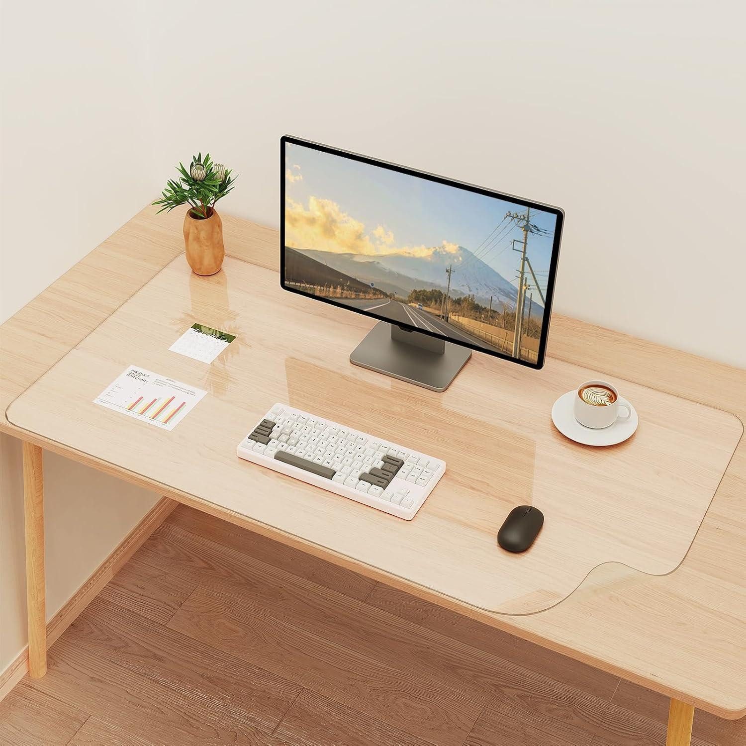LuxusKollektion Schreibtischunterlage Schreibtischunterlage Mauspad Tischschutz Büro Zuhause 90 x 50 cm
