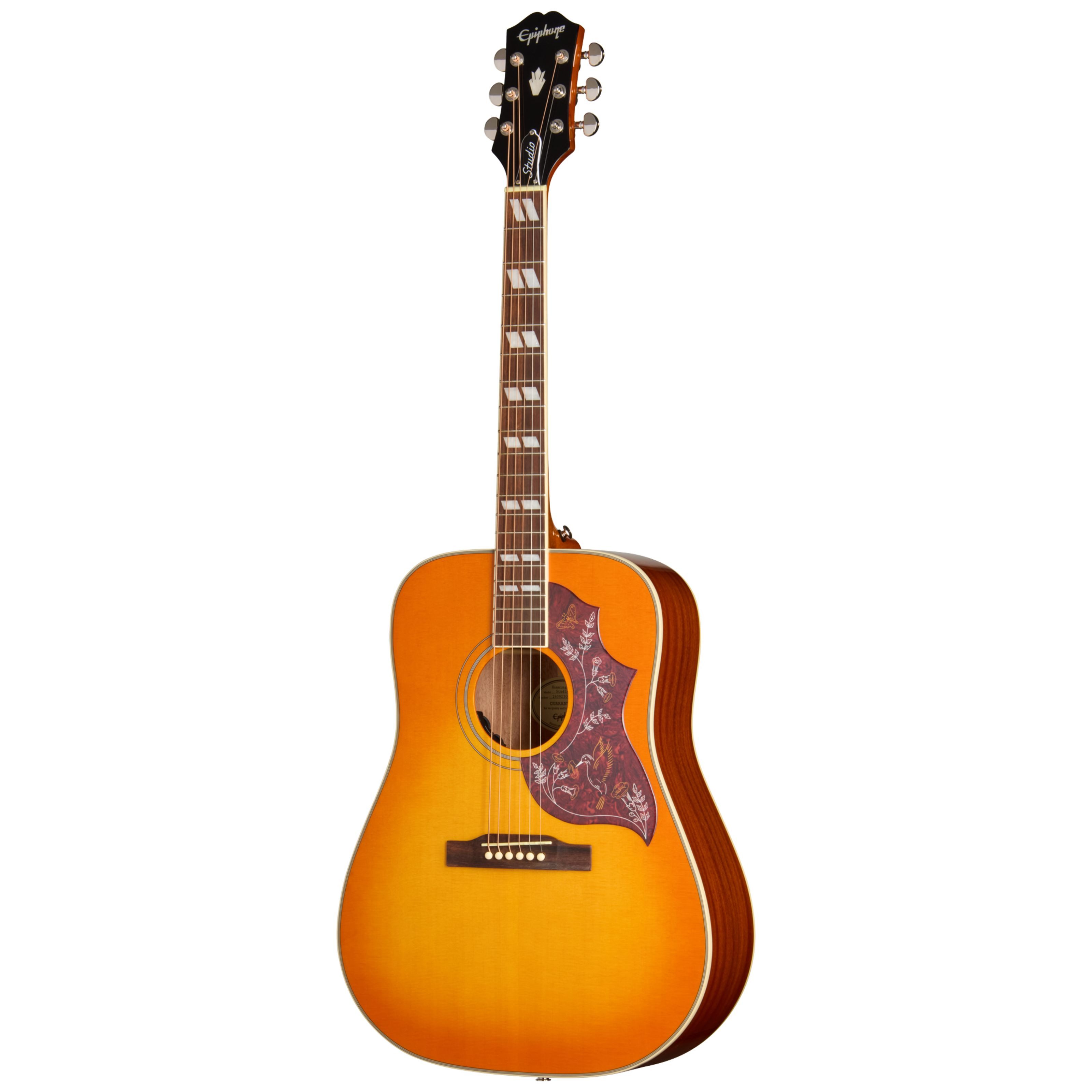 Epiphone Westerngitarre, Westerngitarren, Dreadnought Gitarren, Hummingbird Studio Heritage Cherry Sunburst - Westerngitarre