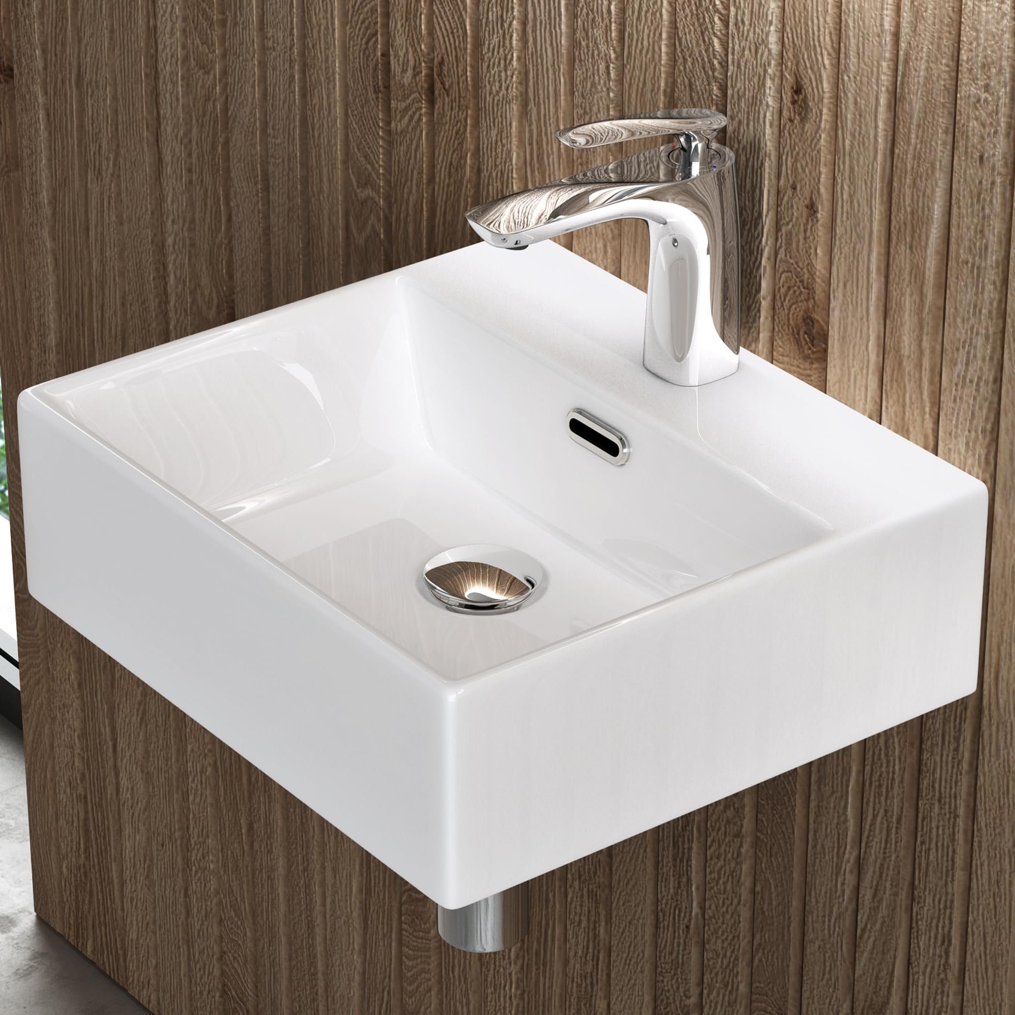 doporro Waschbecken Aufsatzwaschbecken keramik Hängewaschbecken Badezimmer günstig online kaufen