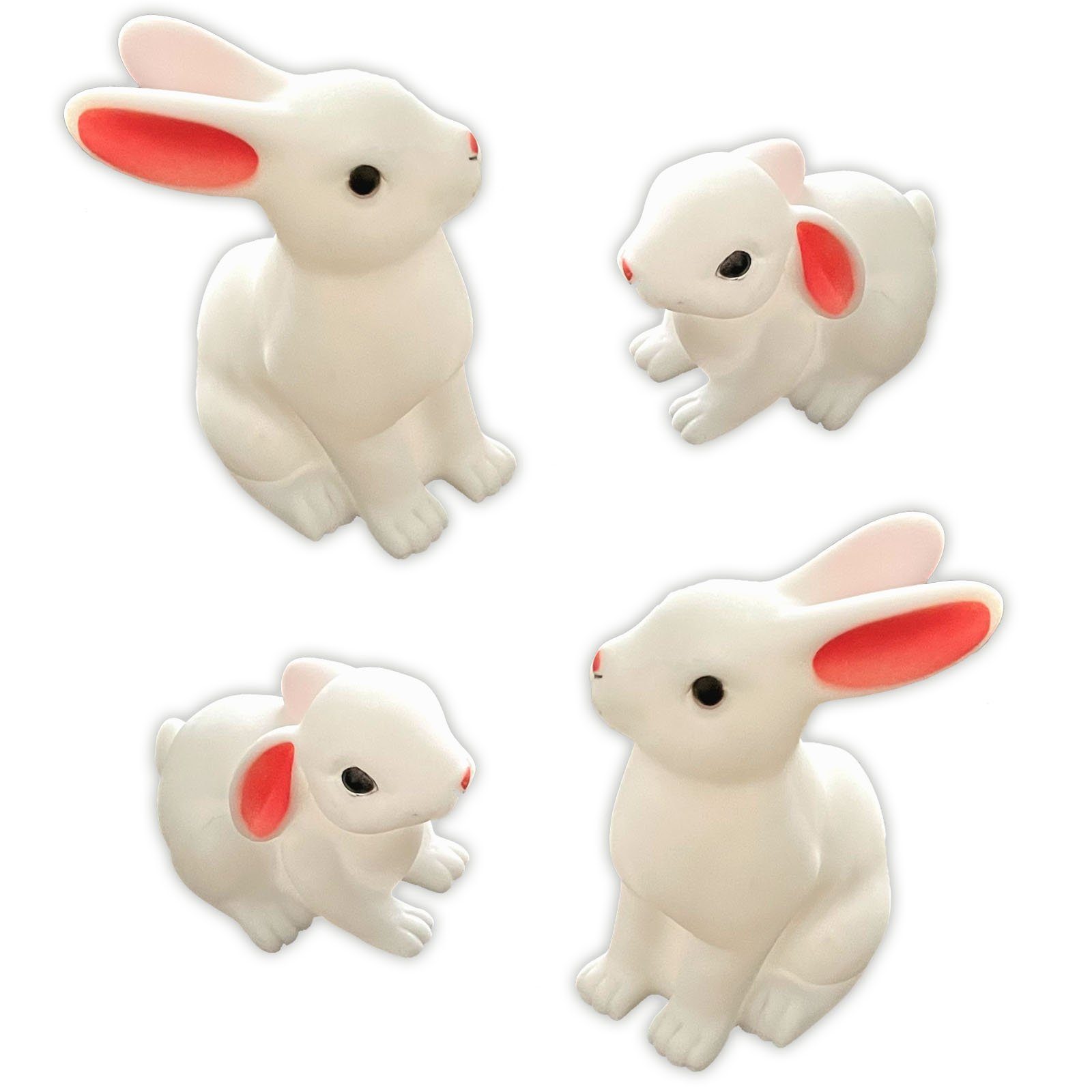 HAC24 LED Nachtlicht 4er Set LED Schneehasen mit Kind Nachtlicht Hase Deko günstig online kaufen