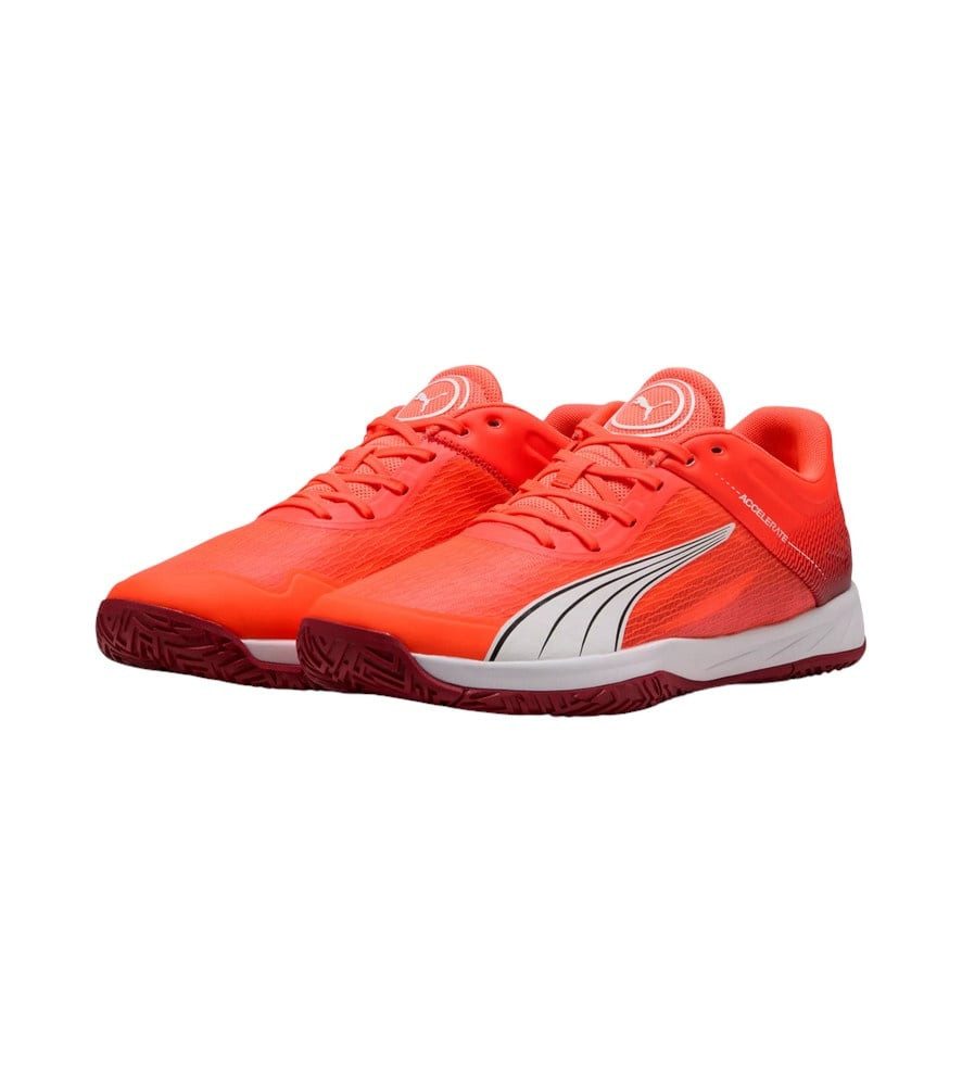 PUMA Hallen-Indoorschuhe Accelerate Turbo 2025 rot Herren Badmintonschuh
