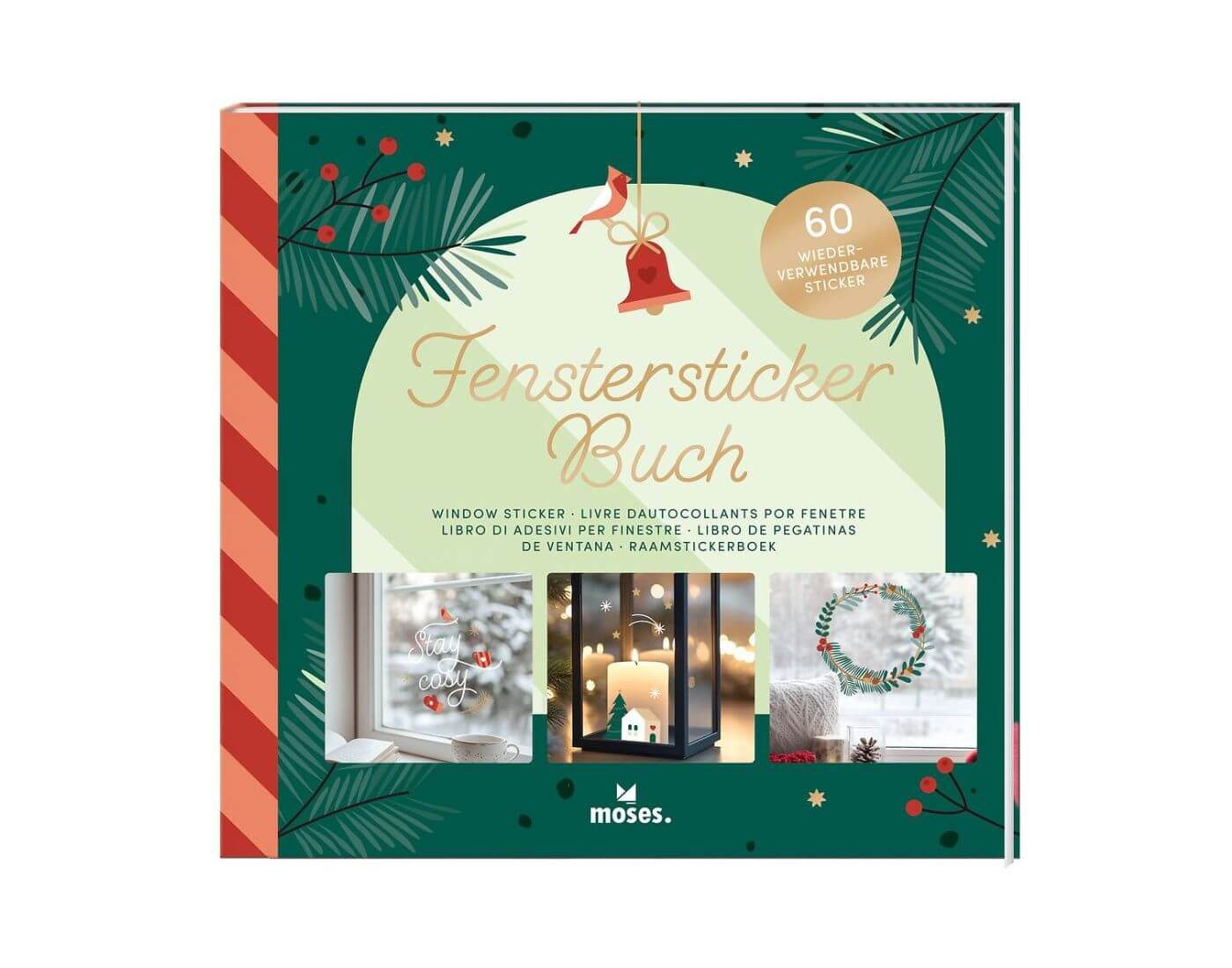 moses Weihnachtsfigur Fenstersticker-Buch Winterwunder