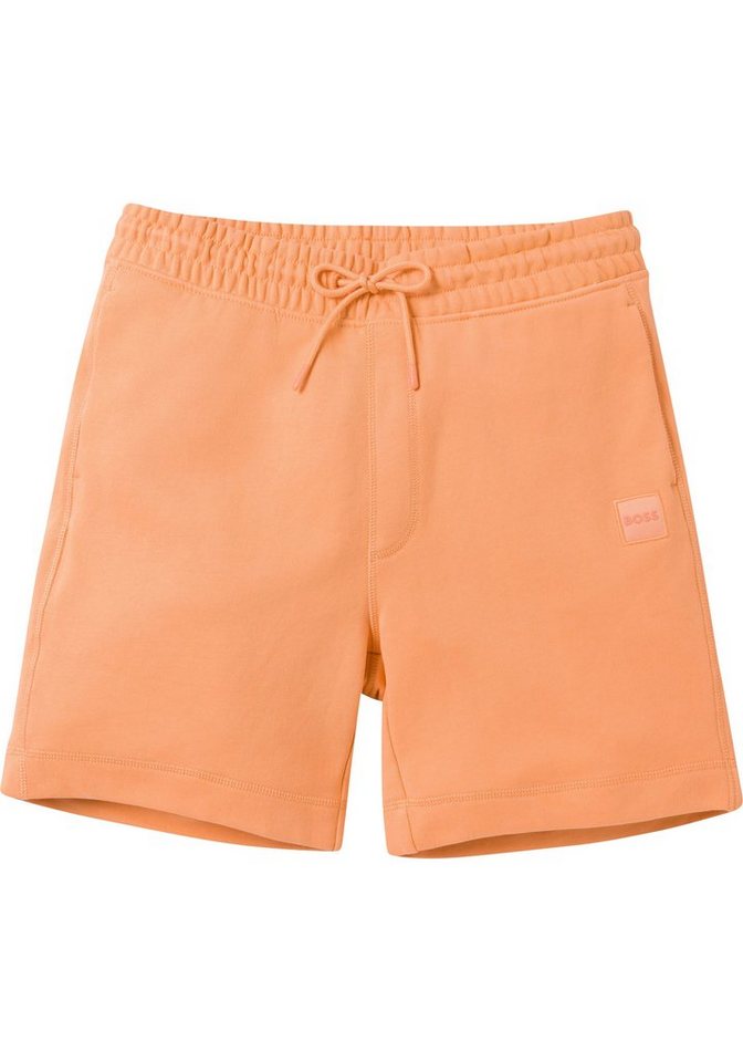 BOSS ORANGE Sweatpants mit tonigen Overlocknähten, Sweatshorts von BOSS  ORANGE