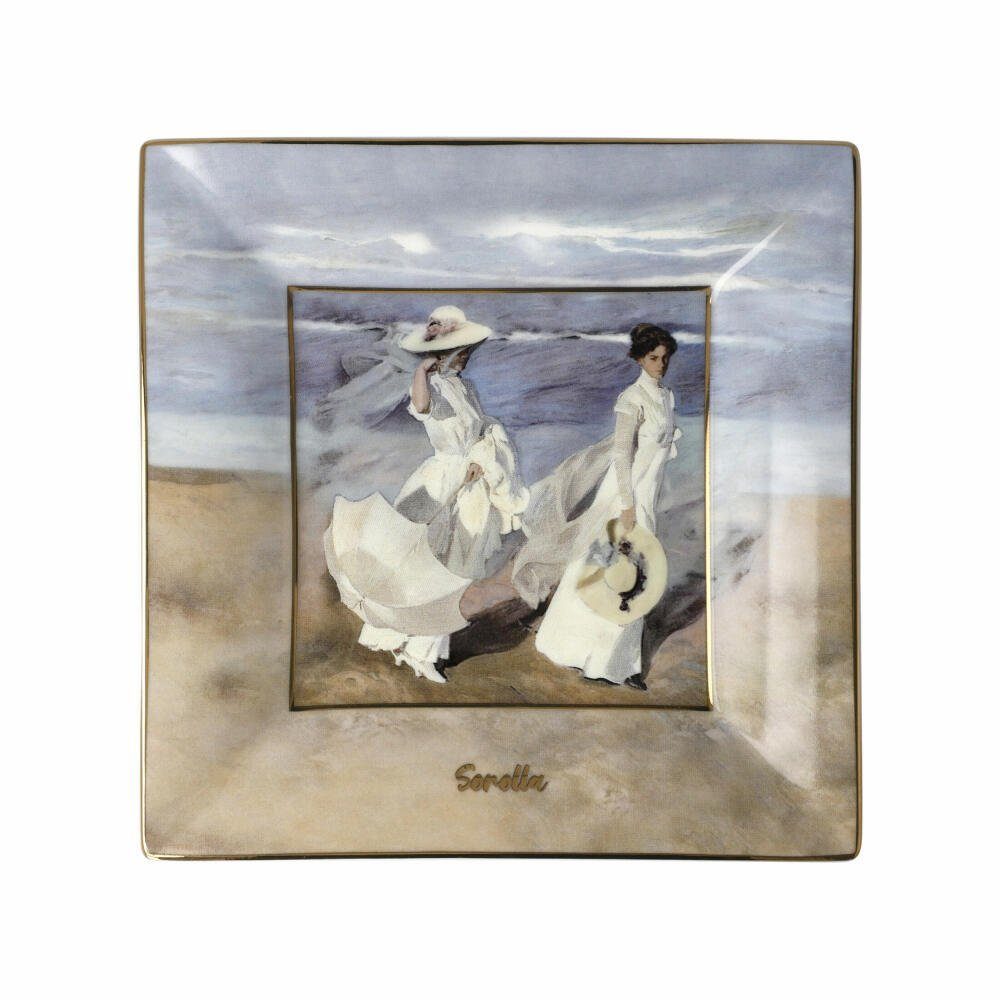 Dekovase Joaquin Sorolla - Spaziergang am Strand