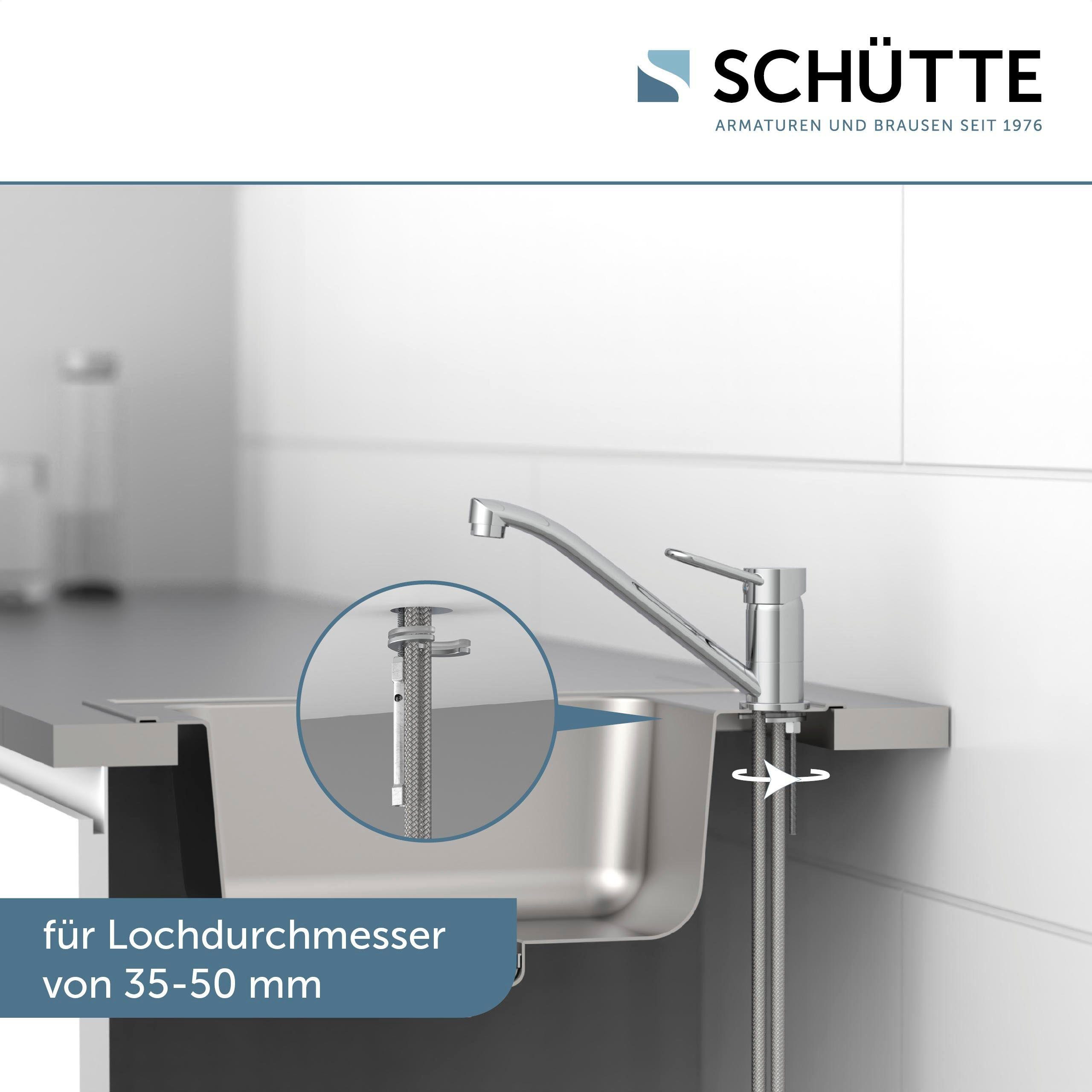 Schütte Spültischarmatur Birte 360° schwenkbarer Wasserhahn Küche, Mischbatterie, Chrom, Hochdruck – Bild 4 von 5