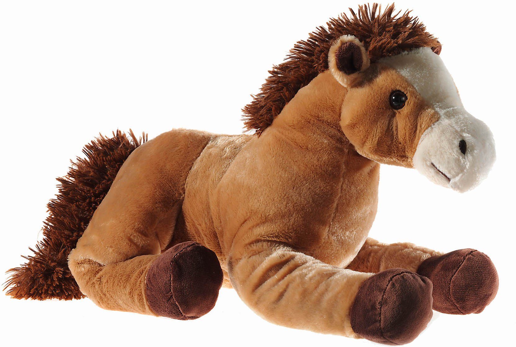 Heunec® Kuscheltier Pferd liegend 62 cm braun