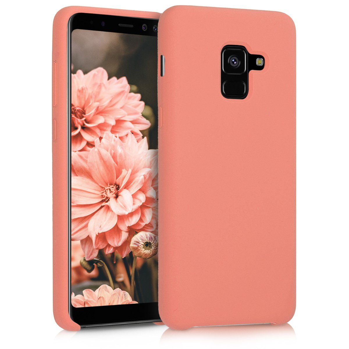 kwmobile Handyhülle Hülle für Samsung Galaxy A8 (2018), Hülle Silikon  gummiert - Handyhülle - Handy Case Cover