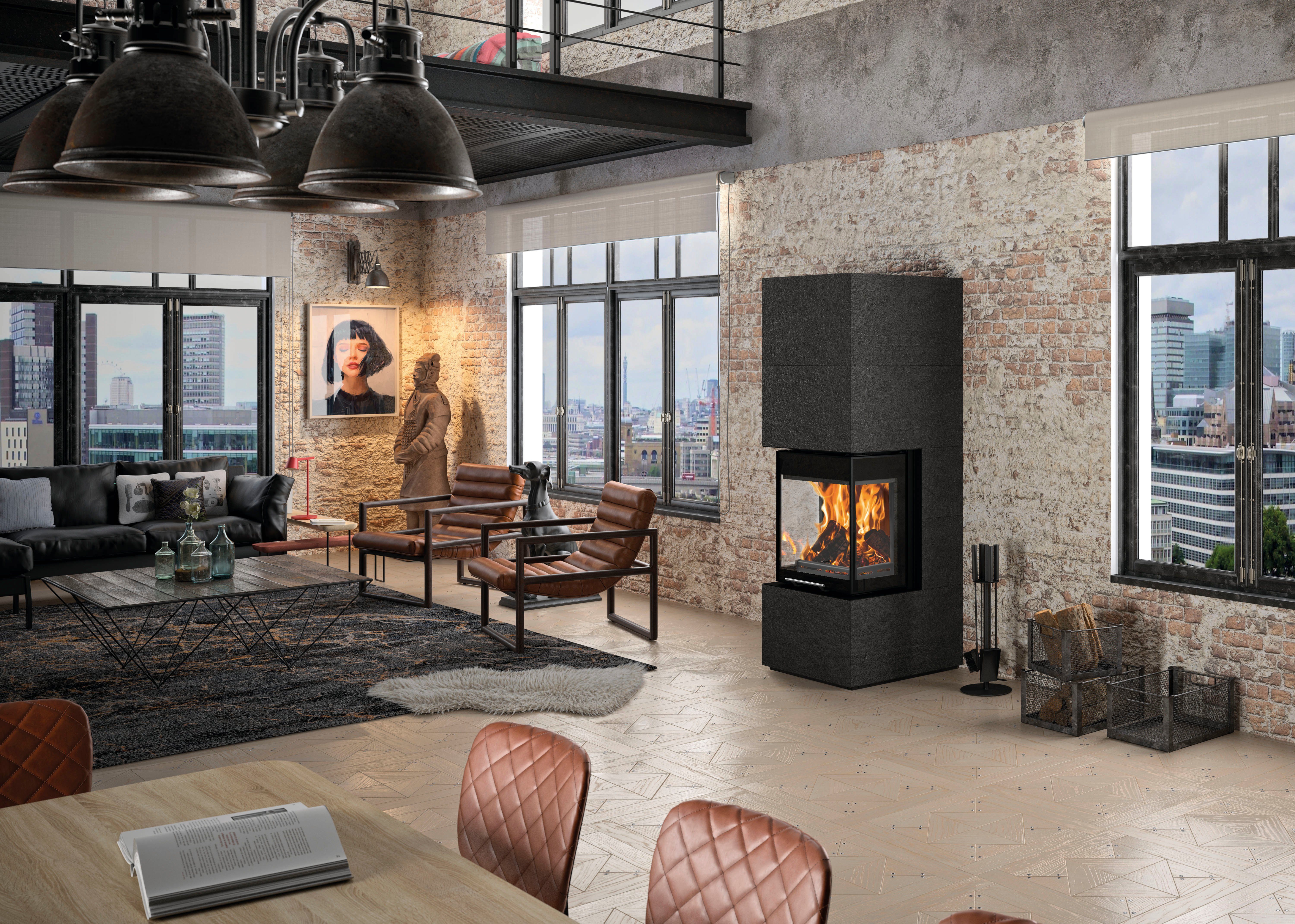 Oranier Kaminbausätze »Club Tre«, 8 kW, Zeitbrand