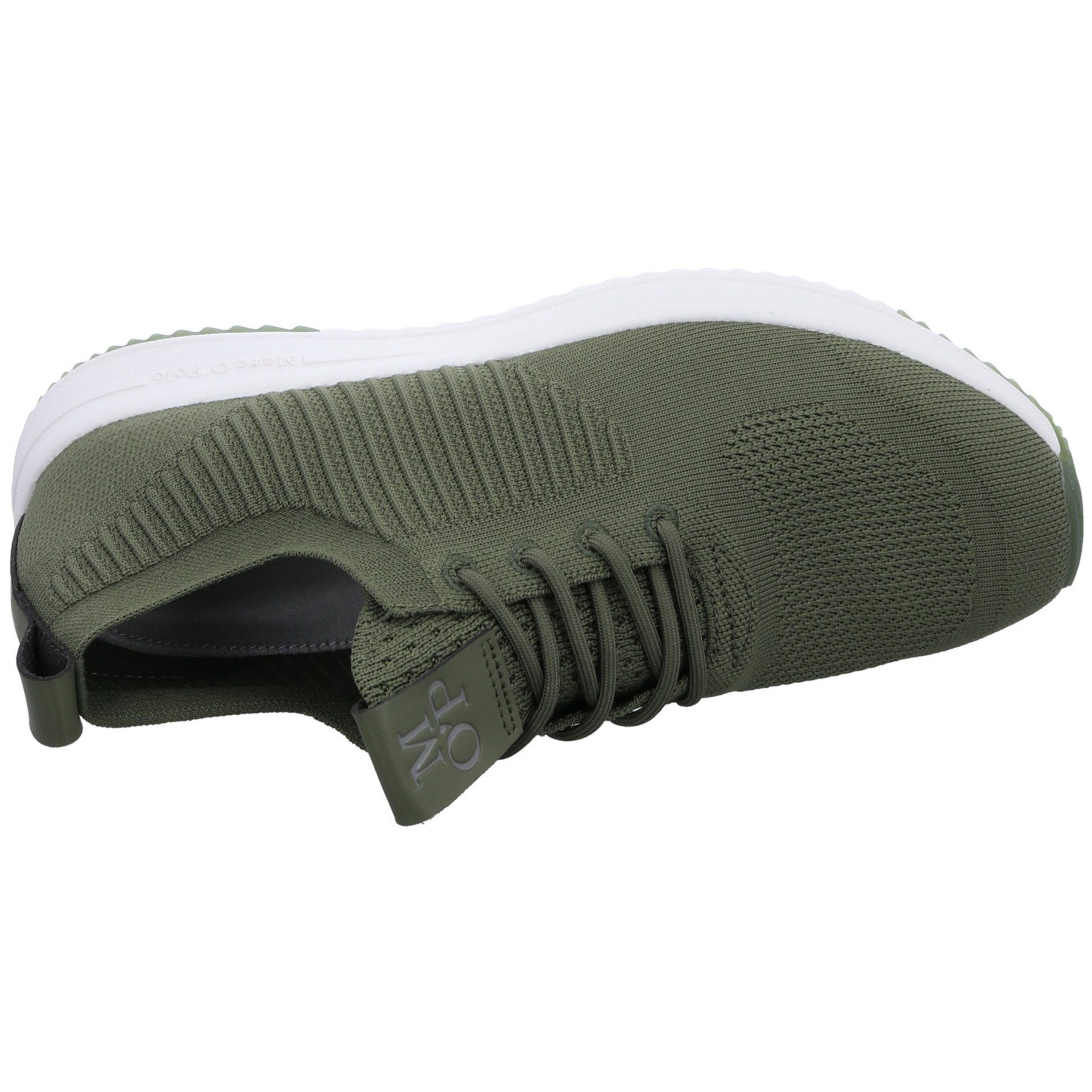 Slipper Schuhe Sneaker O'Polo Herren dunkel grün+petrol Textil Schnürschuh Jasper Marc