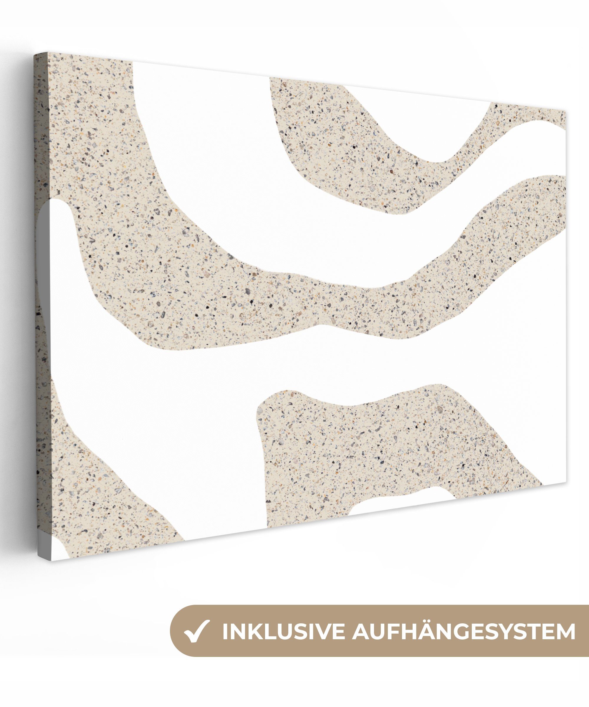 OneMillionCanvasses® Leinwandbild Abstrakt - Terrazzo - günstig online kaufen