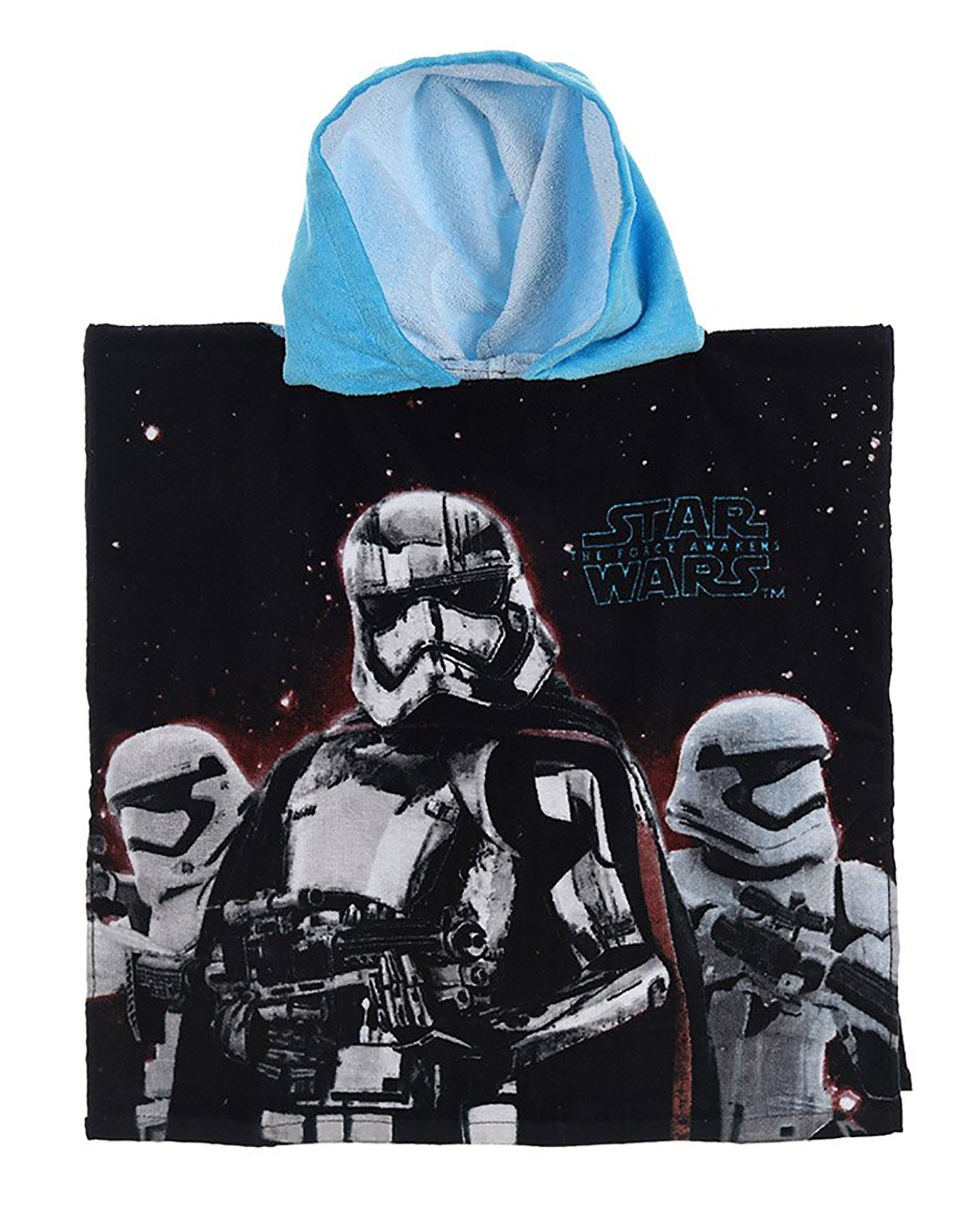 "Star mit Wars Kinder Baumwolle Wars VII", 70x50cm, Star Badeponcho Kapuze Badeponcho