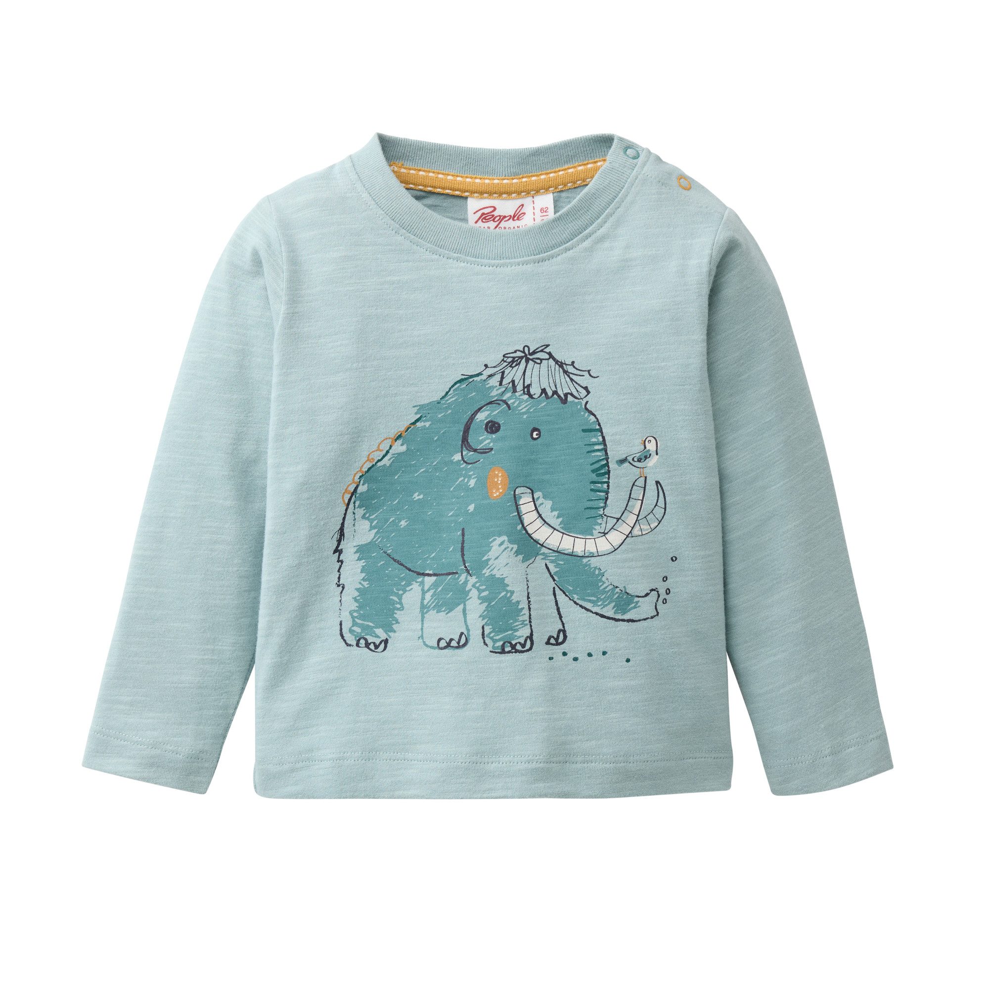 People Wear Organic Langarmshirt mit Motiv, günstig online kaufen