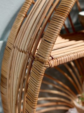 Chic Antique Wandregal Muster Rattan