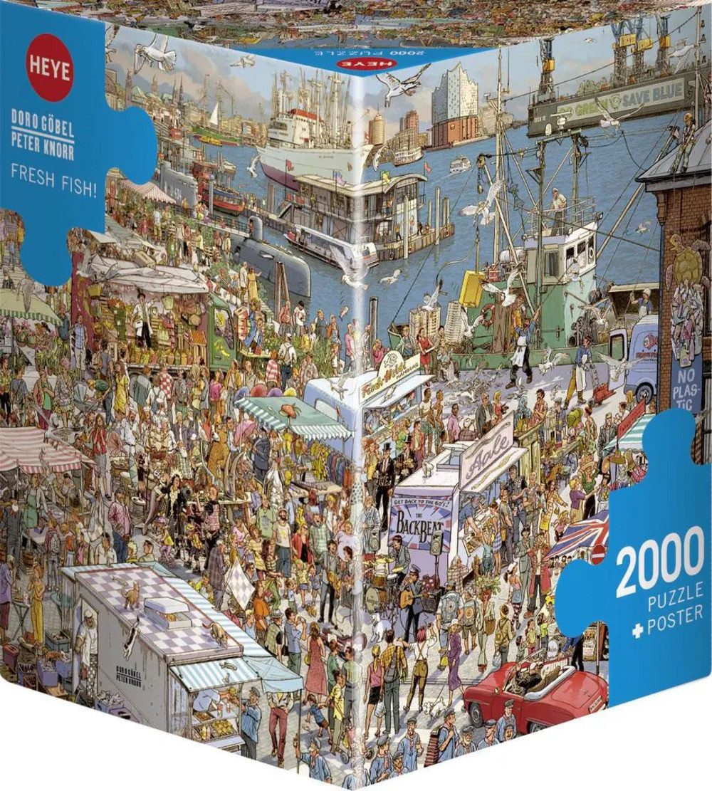 HEYE Пазлы Fresh Fish! Пазлы 2000 Teile, 2000 Пазлыteile