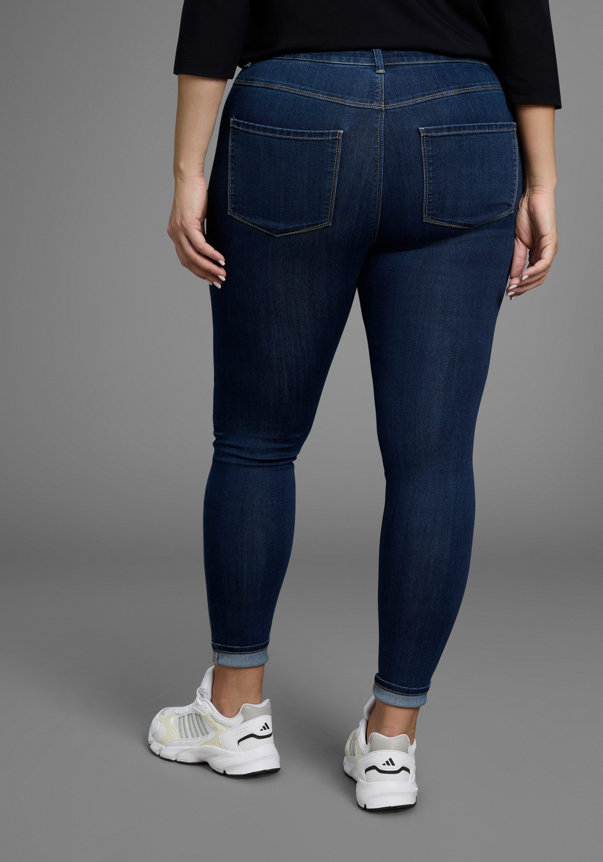 ONLY CARMAKOMA Skinny-fit-Jeans CARTHUNDER PUSH UP REG SK JNS günstig online kaufen