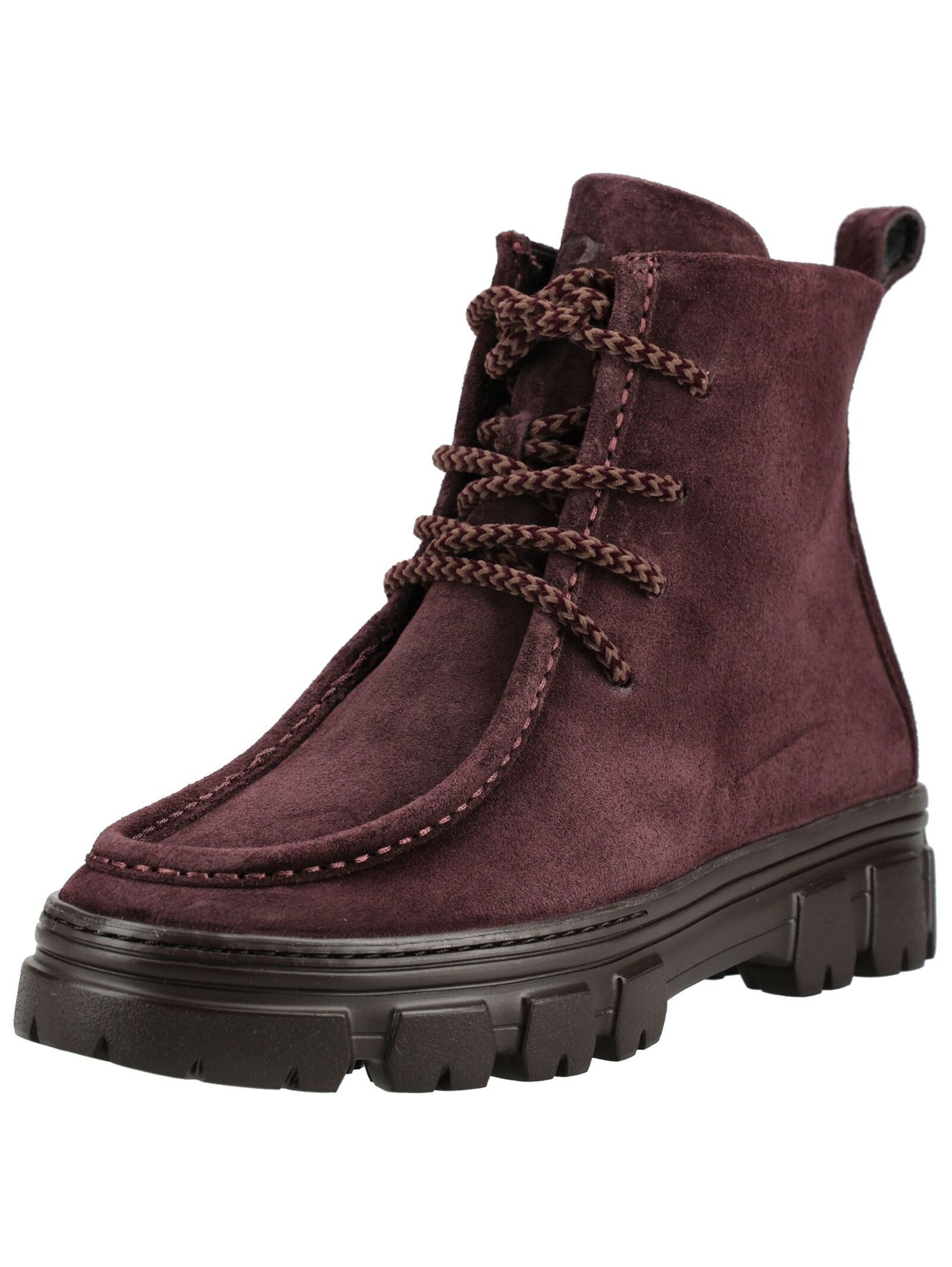 Paul Green Paul Green Stiefelette Veloursleder Schnürstiefelette
