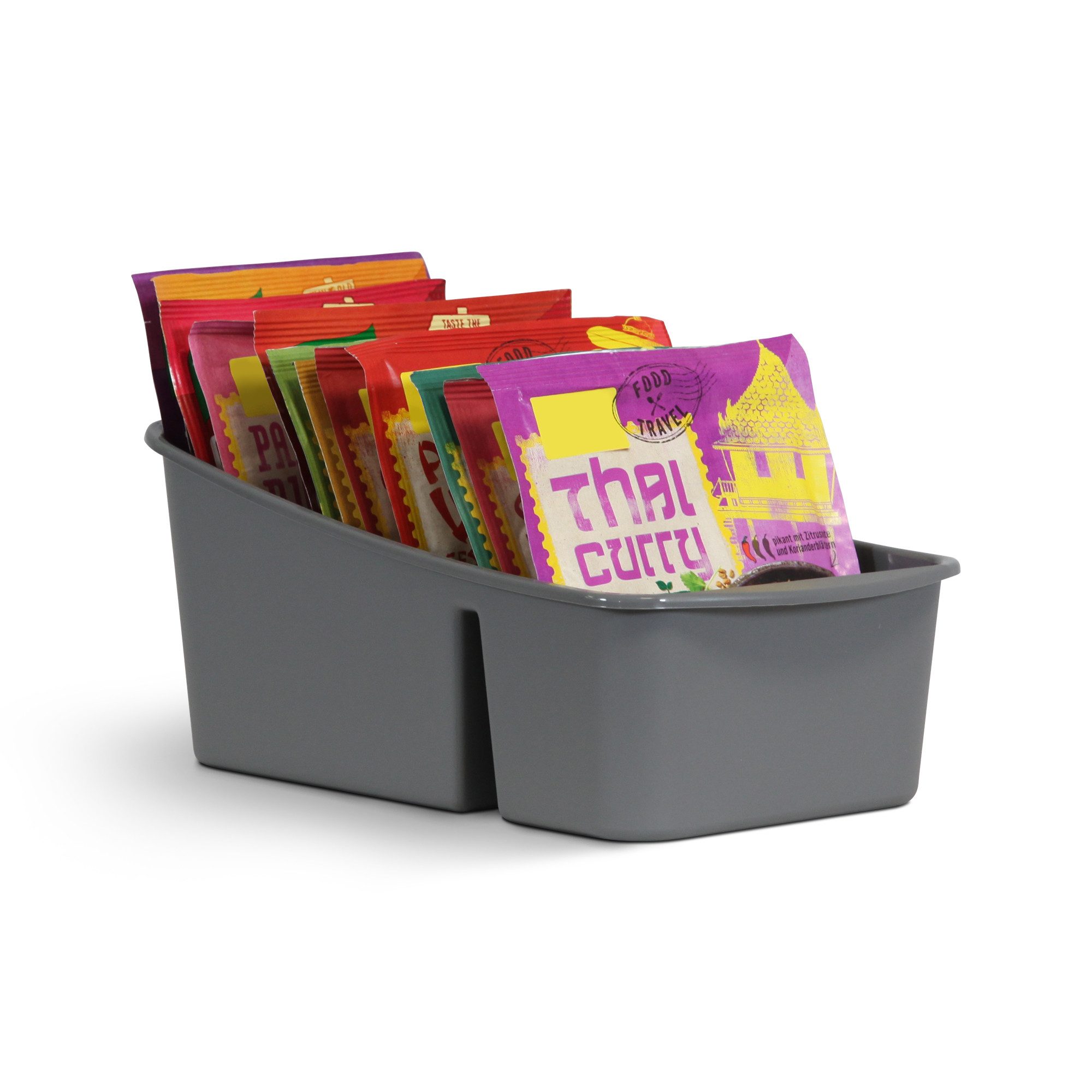 Pro Home Küchenorganizer-Set mit 3 Fächern, (1-tlg), Aufbewahrungsbox für T günstig online kaufen
